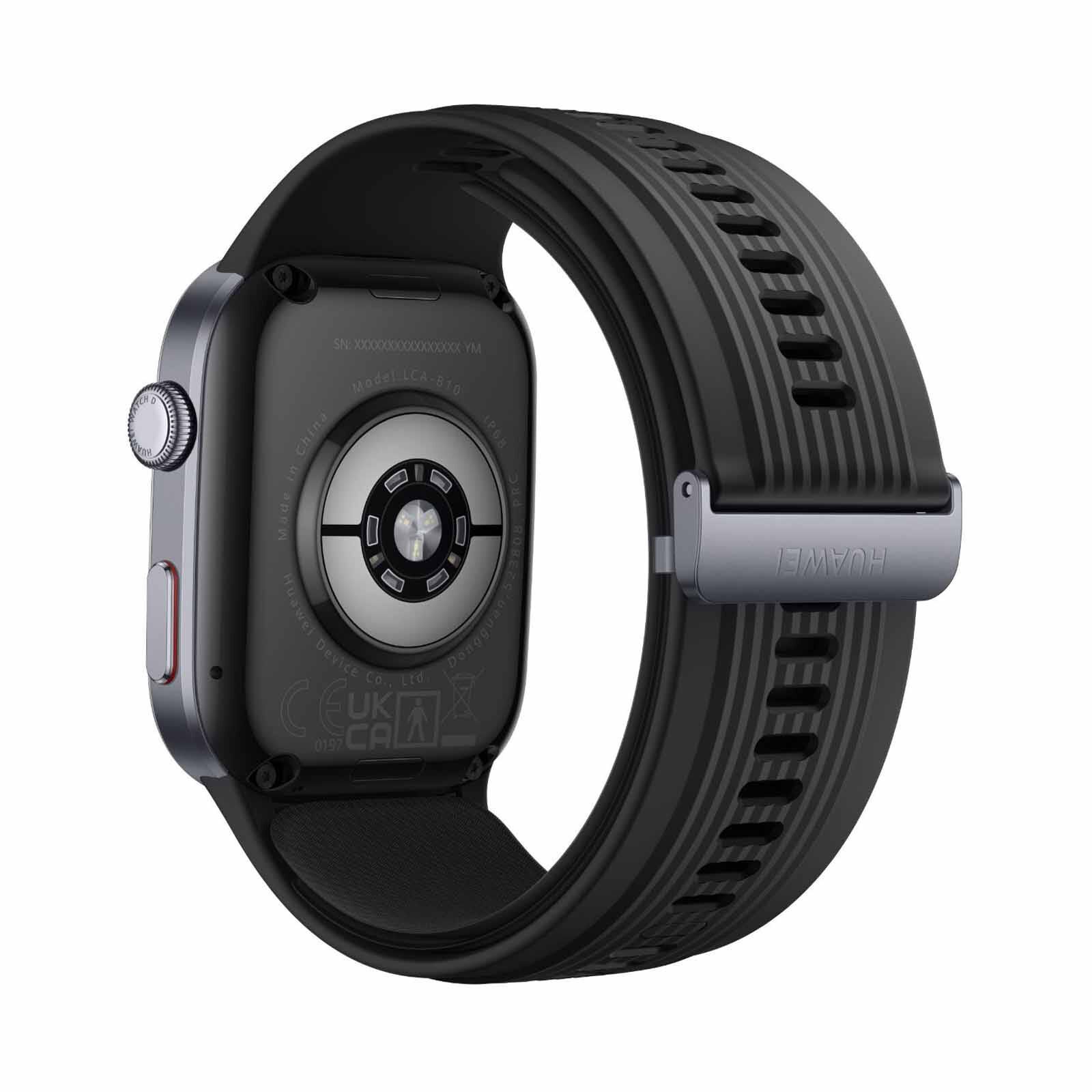 HUAWEI Watch D2 Black Aluminum Alloy Case, Black Strap HW-LUCA-B19-BLK-image 6