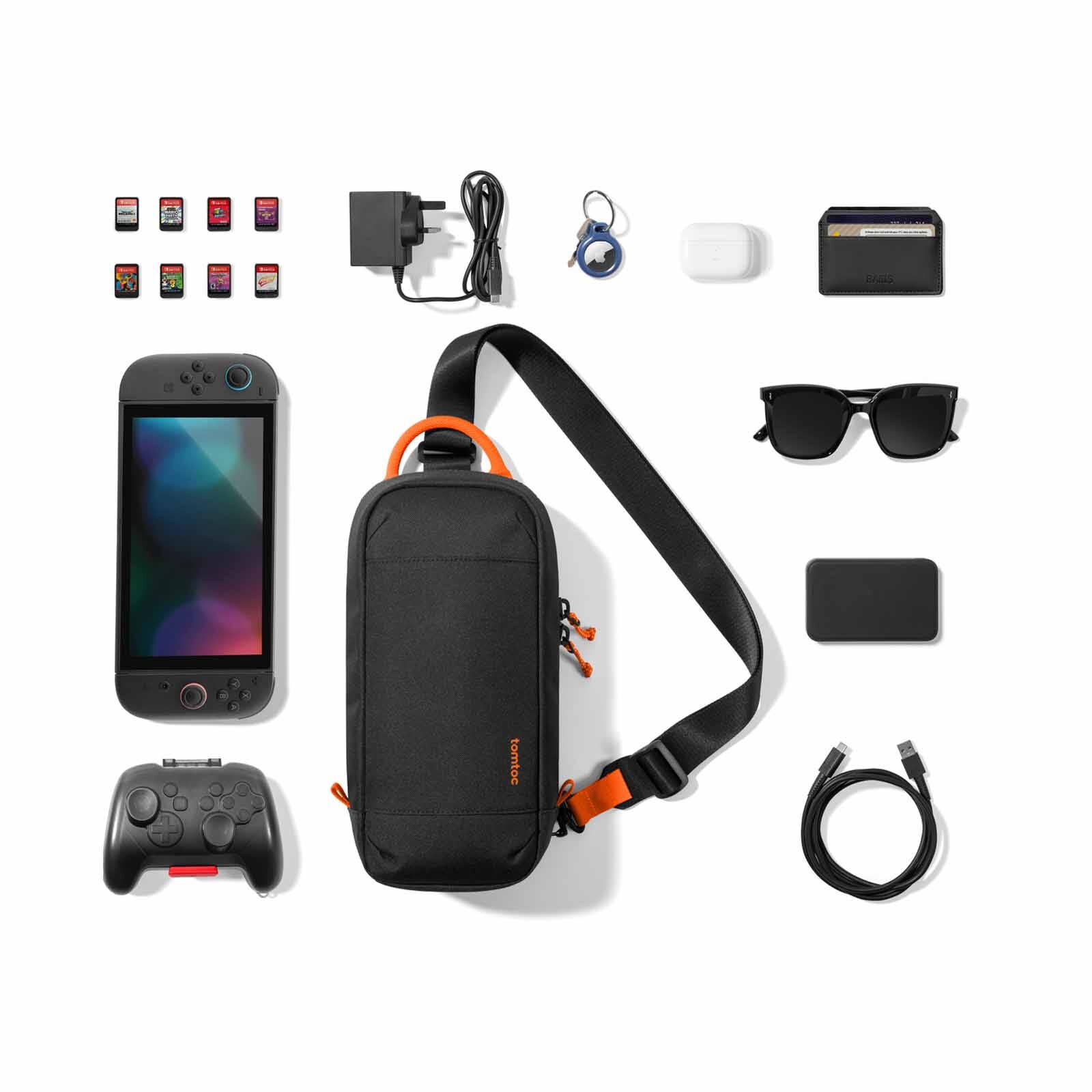 TOMTOC Gameon-g49 Switch 2 Travel Bag - Black G49S1D1-image 16