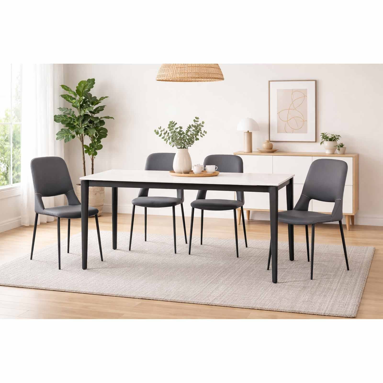 7 Piece Dining Set SEANA-image 1