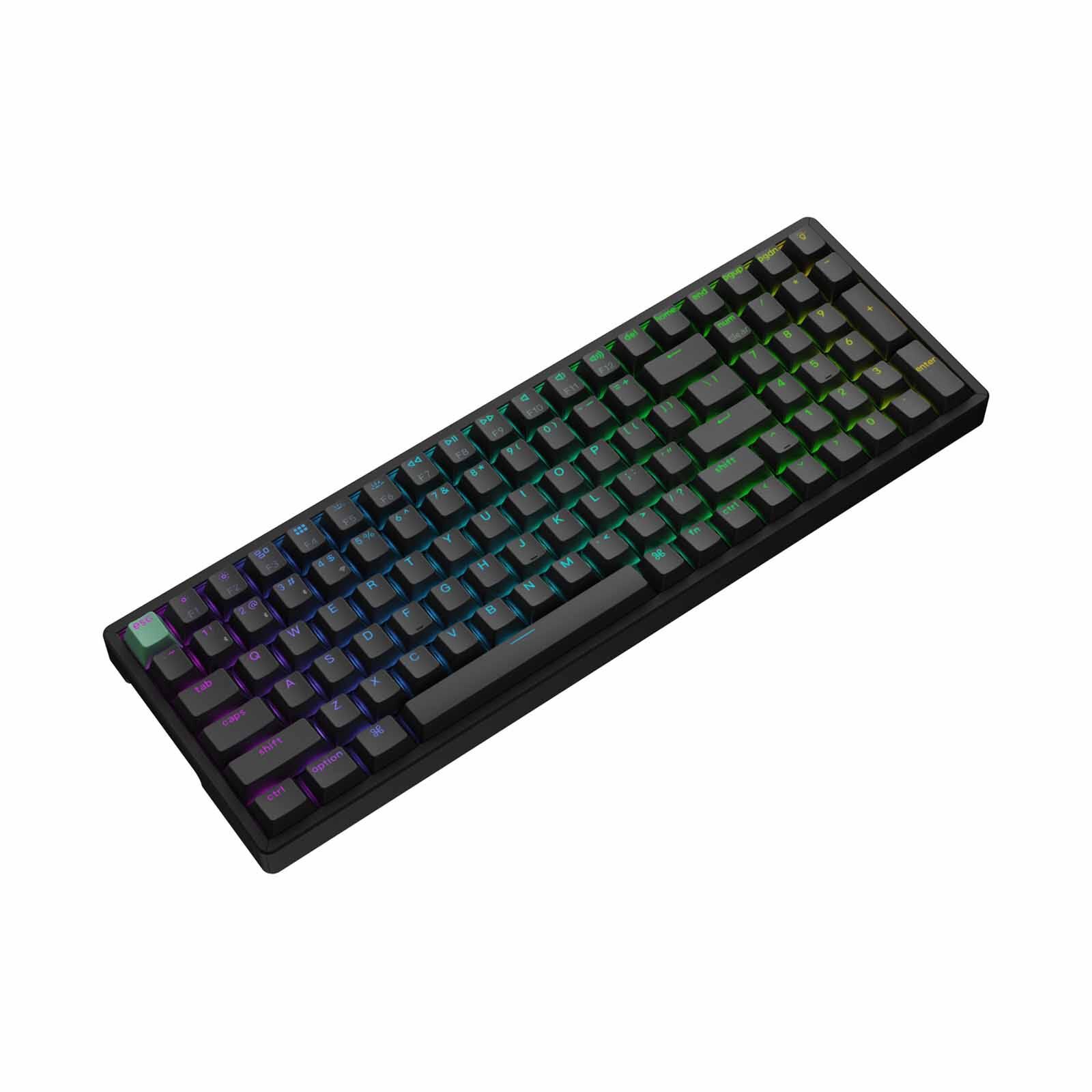 KEYCHRON K4 He Wireless Magnetic Switch Custom Keyboard, 96% 104 Key, Black Full Assembled, Rgb, Hot-swap, Ha KYCN-K4H-J1-image 2