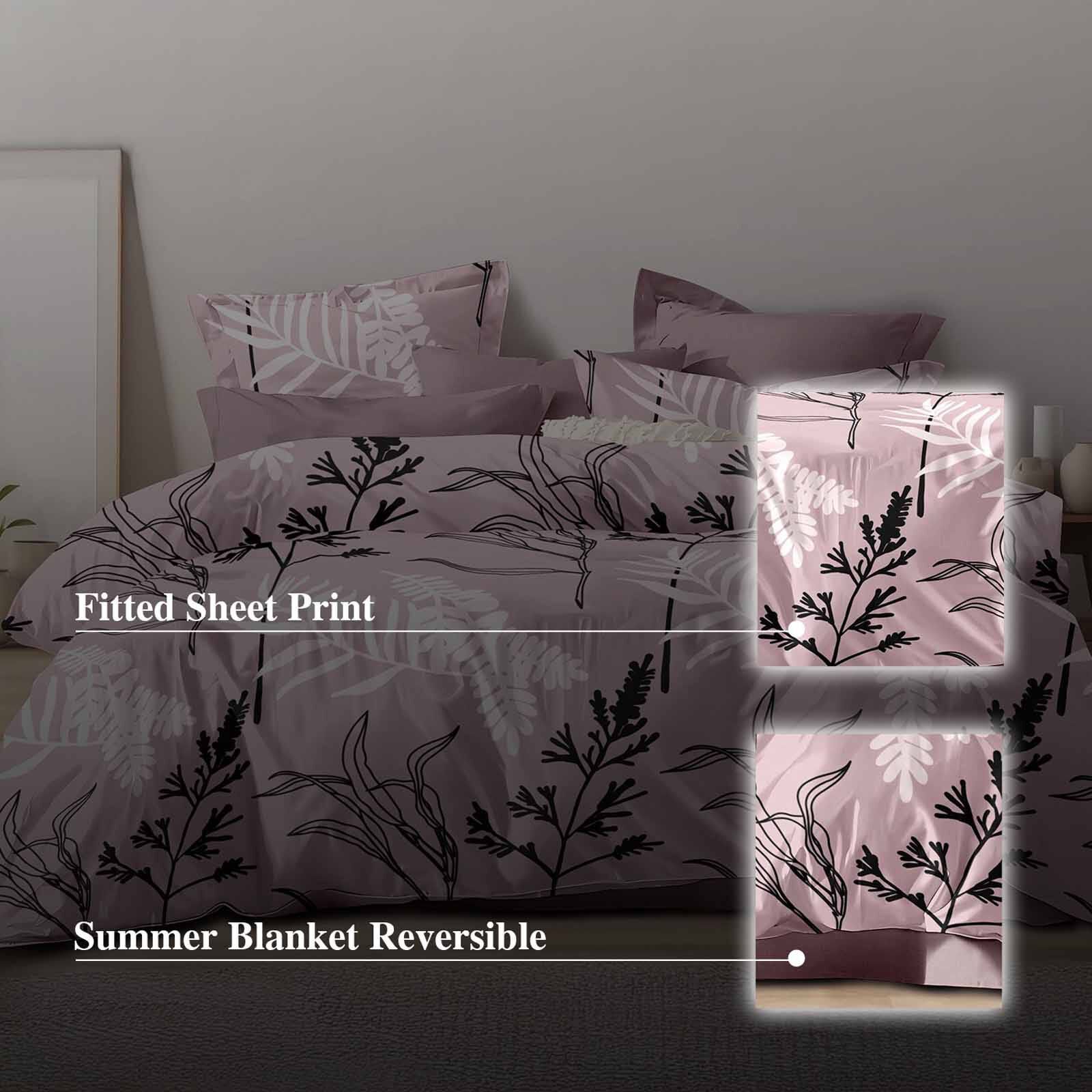 HILLCREST Hillcrest I Comfylux Printed 988tc I Properous King Fitted Sheet ( Oe ) 7470 - A I K I FS I PROSPEROUS-image 2