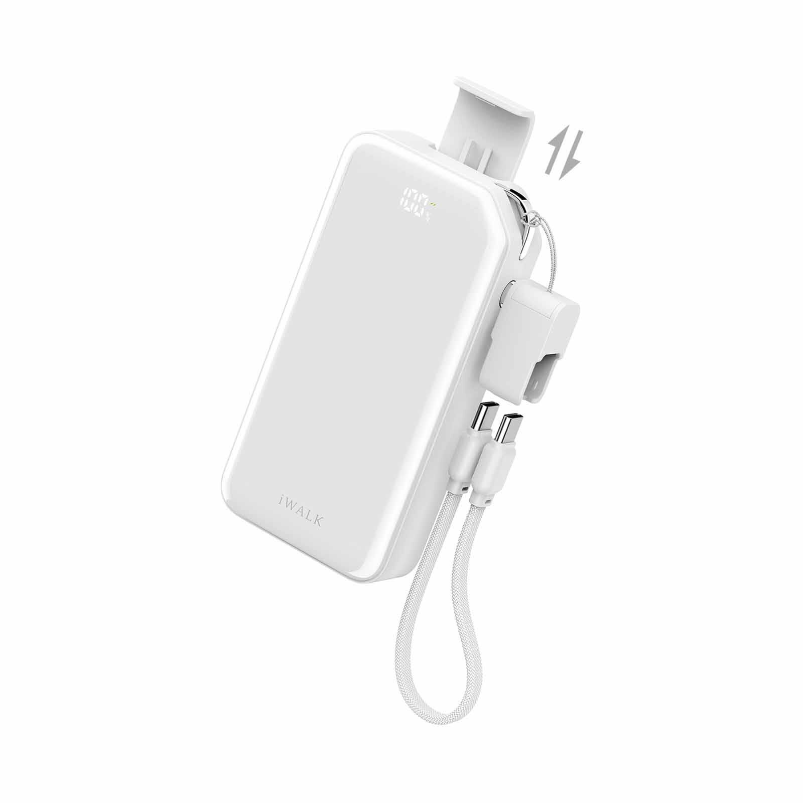 IWALK Macrogo 10000mah 30w Portable Charger With Stand White UBM001-002A-image 11