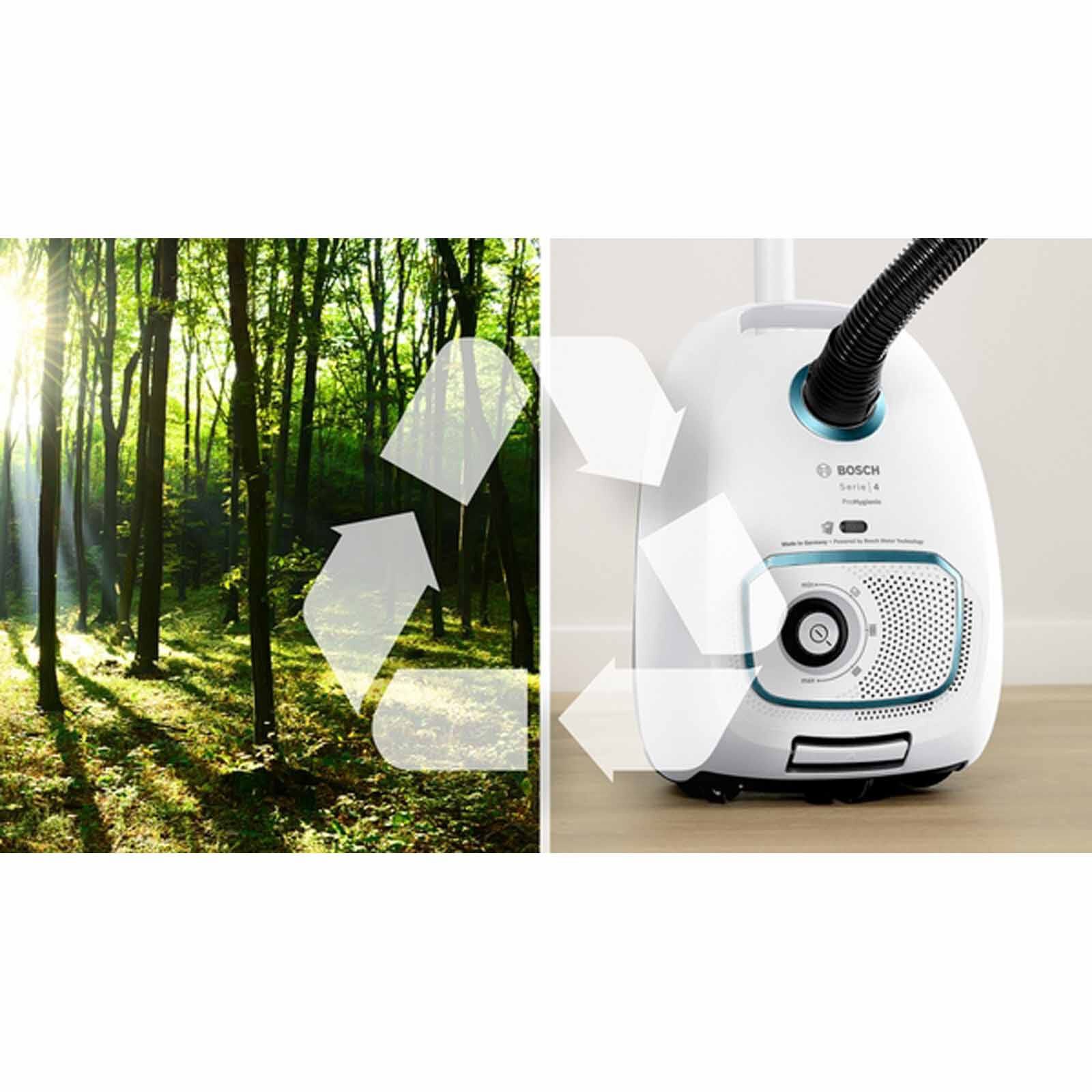 BOSCH Bagged Vacuum Cleaner (600w) - White BGB41HYGGB-image 12