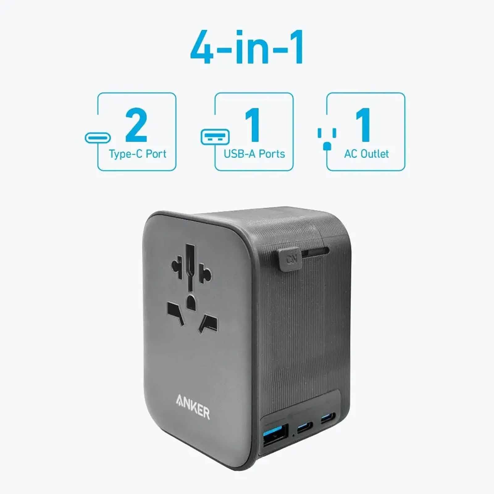 ANKER Travel Adapter 65w Pd A9213K12
