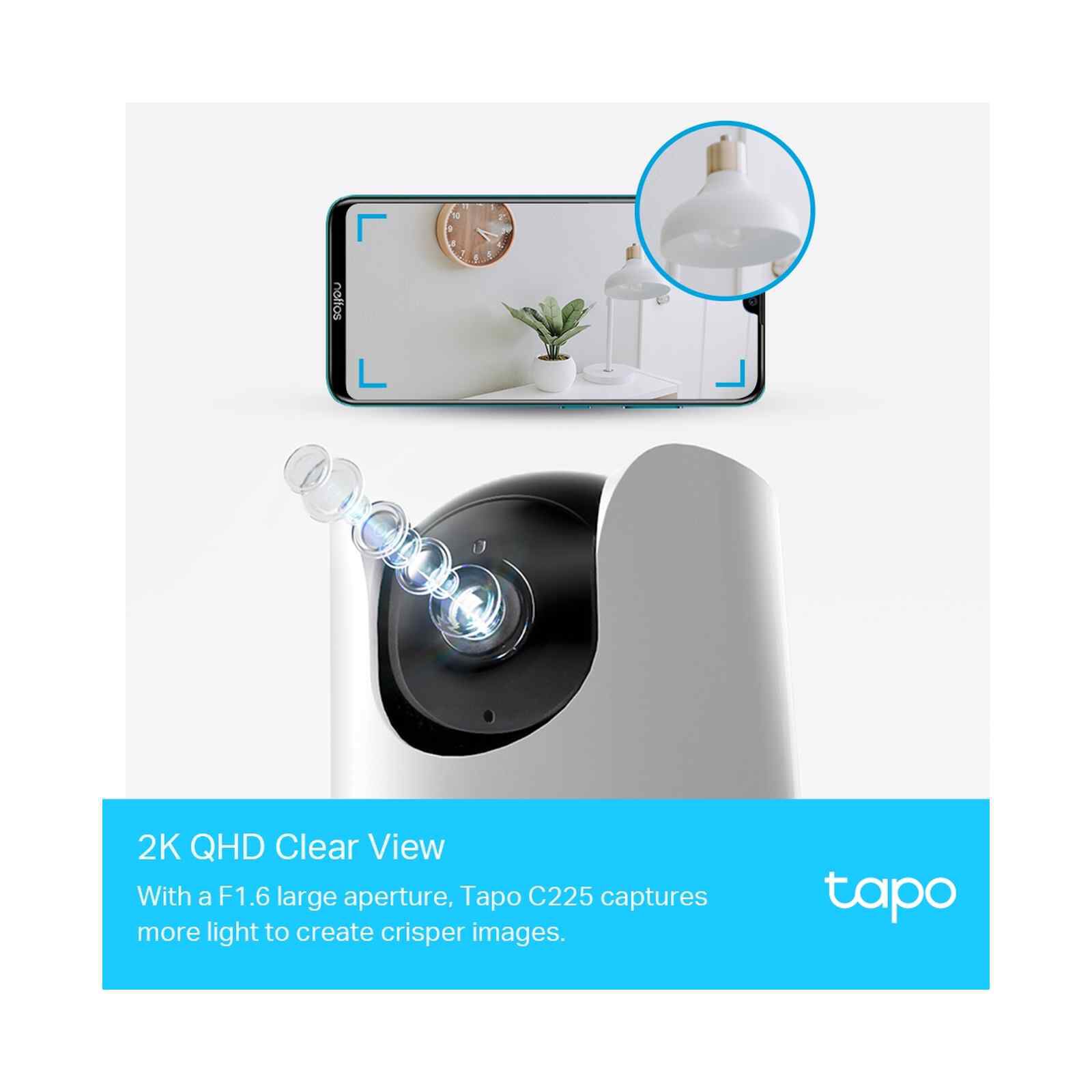 TP LINK Pan/tilt Ai Home Security Wi-fi Camera TAPO C225-image 2