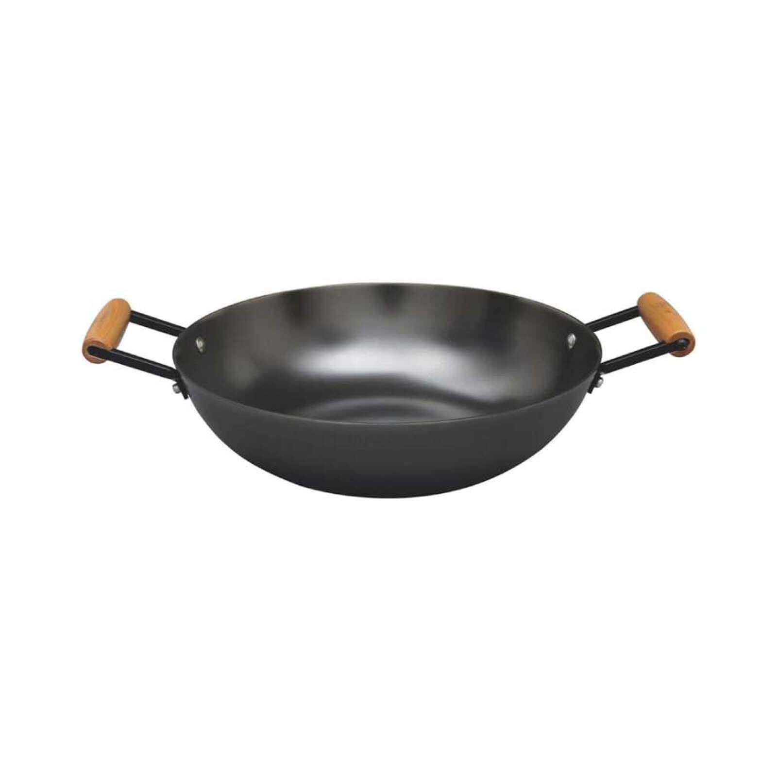 LA GOURMET Nit 34cm Wok - Wood Handle LGMCWCI367600-image null