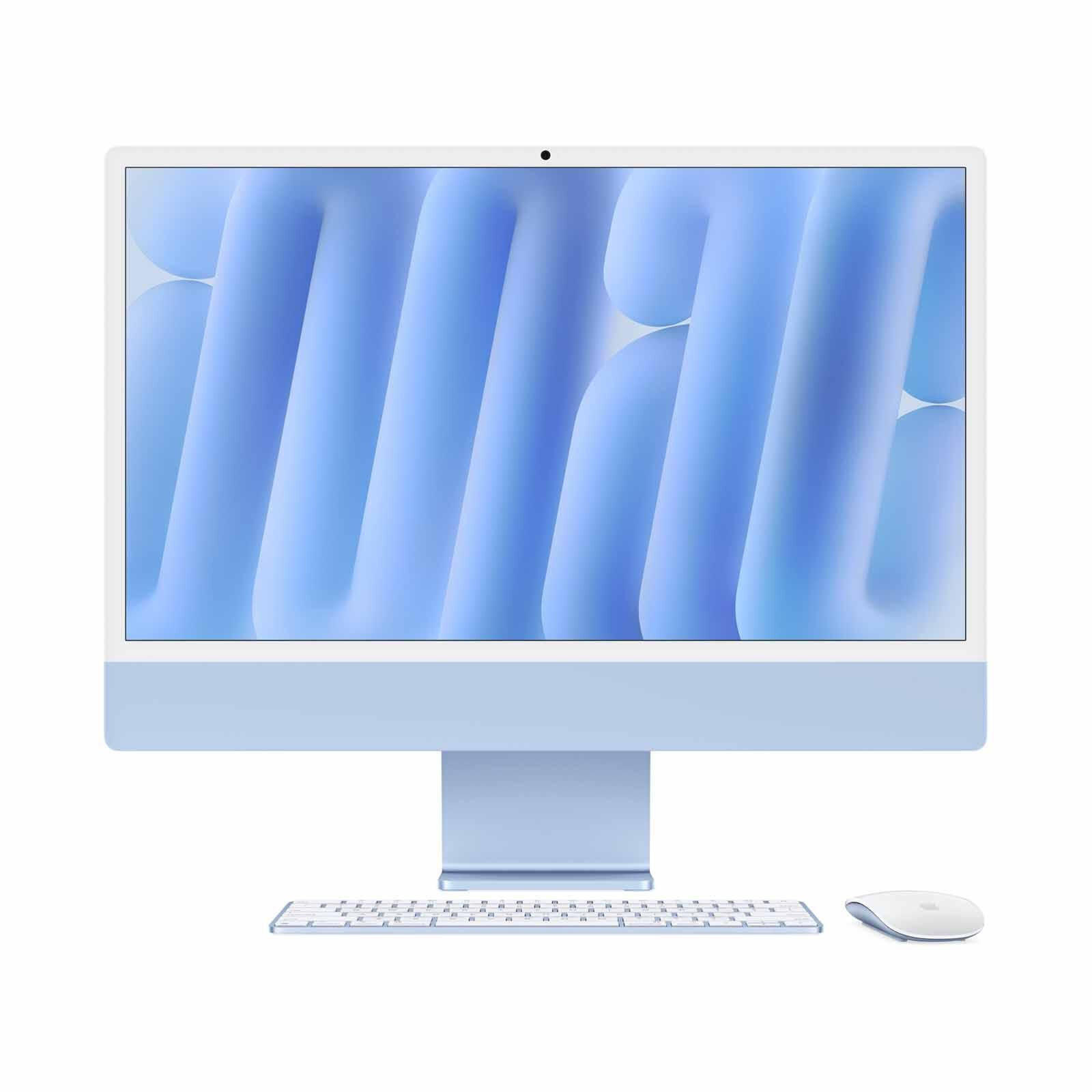 APPLE 24-inch Imac Apple M4 Chip With 8-core Cpu And 8-core Gpu, 16gb, 256gb Ssd - Blue MWUF3ZP/A-image 1