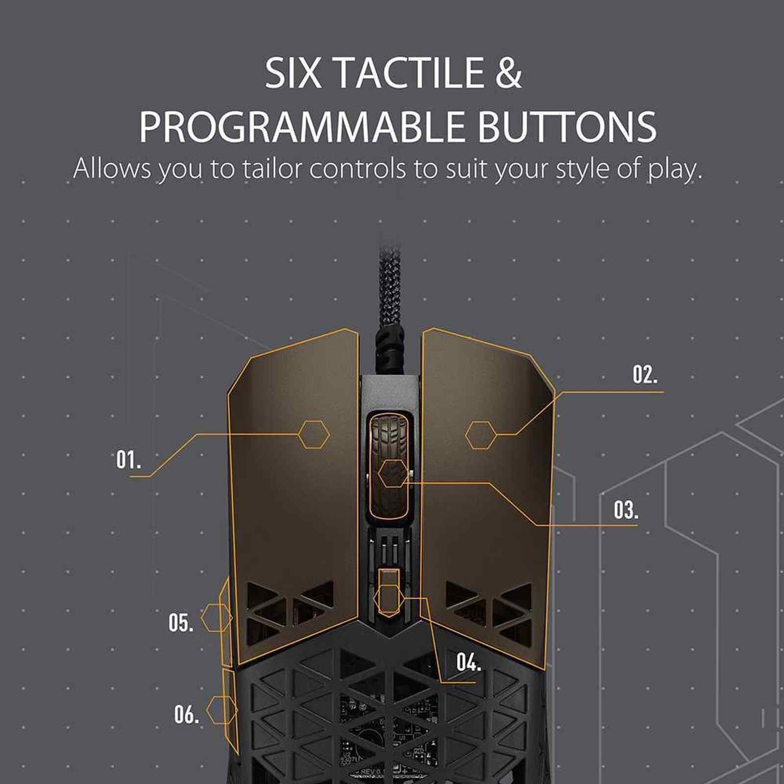 ASUS Gaming Mouse TUF GAMING M4 AIR-image 8
