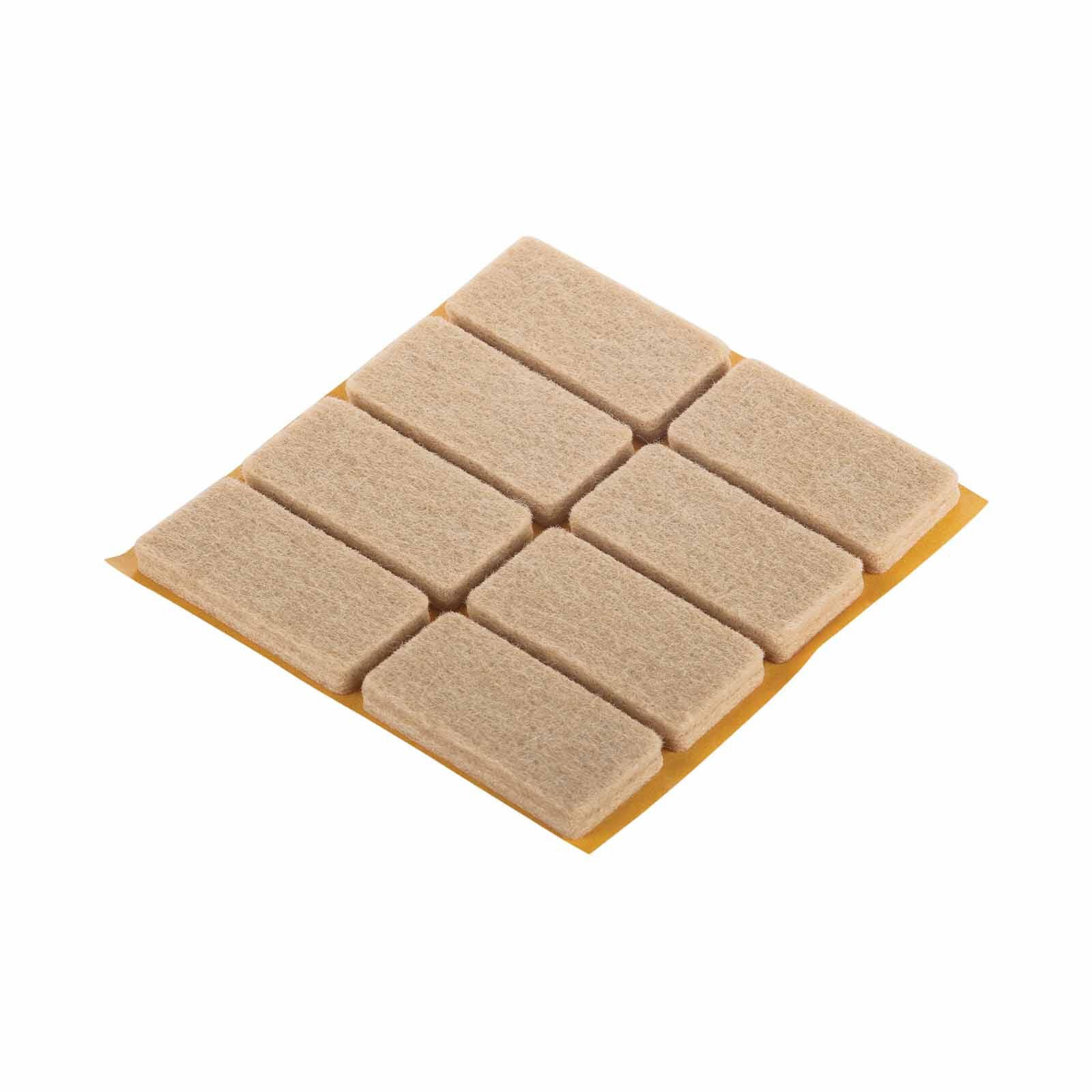 FIX-O-MOLL Self Adh 20x40mm BIG DUO PARQUET GLIDERS
