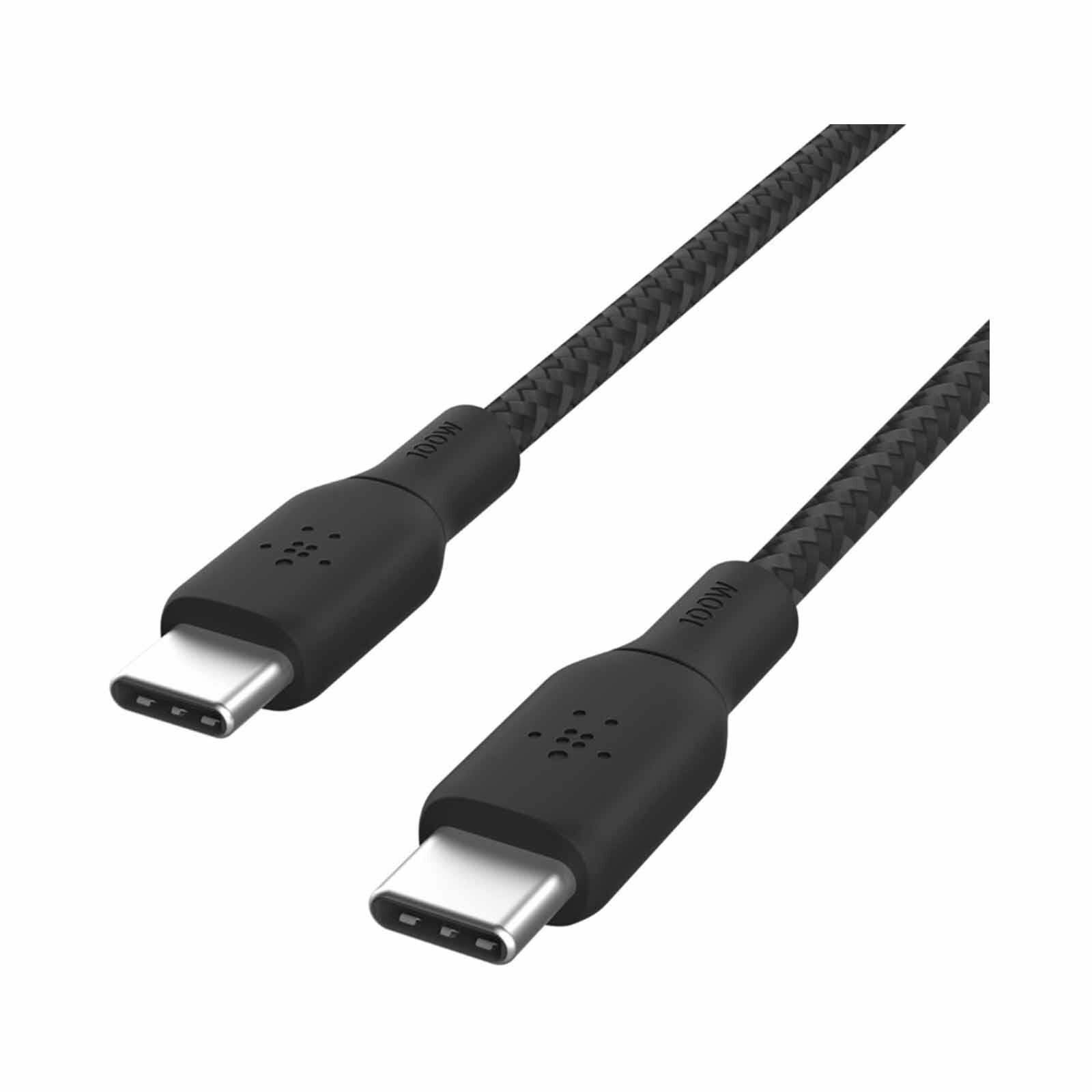 BELKIN Boostcharge Usb-c To Usb-c Cable 100w 2m Black CAB014BT2MBK-image 3