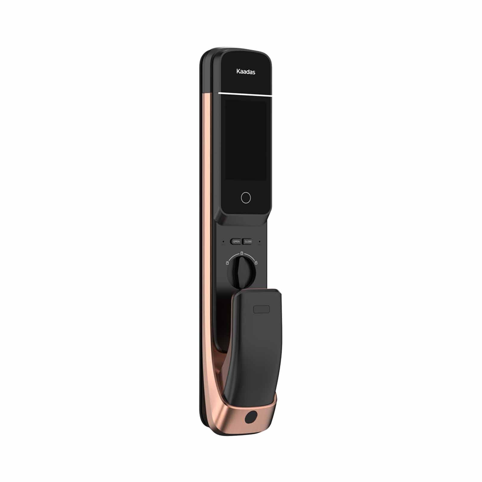 KAADAS Wifi Mortise Door Lock With 3d Face Recognition, Built-in Doorbell & Viewer K20 PRO MAX COPPER-image 6
