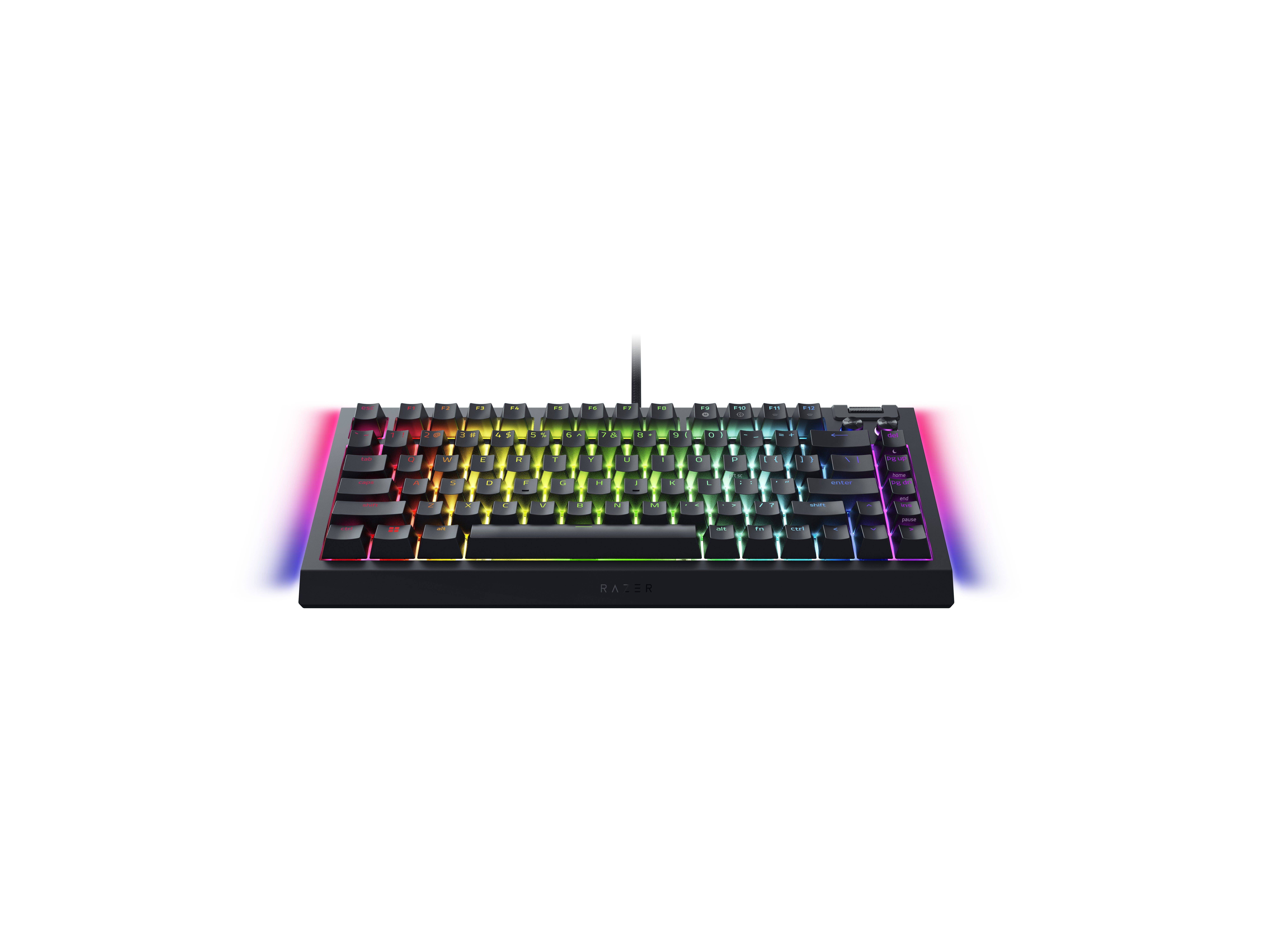 RAZER Blackwidow V4 75% - Hot-swappable Mechanical Gaming Keyboard - Black Edition- Us Layout - Frml RZ03-05000100-R3M1-image 2