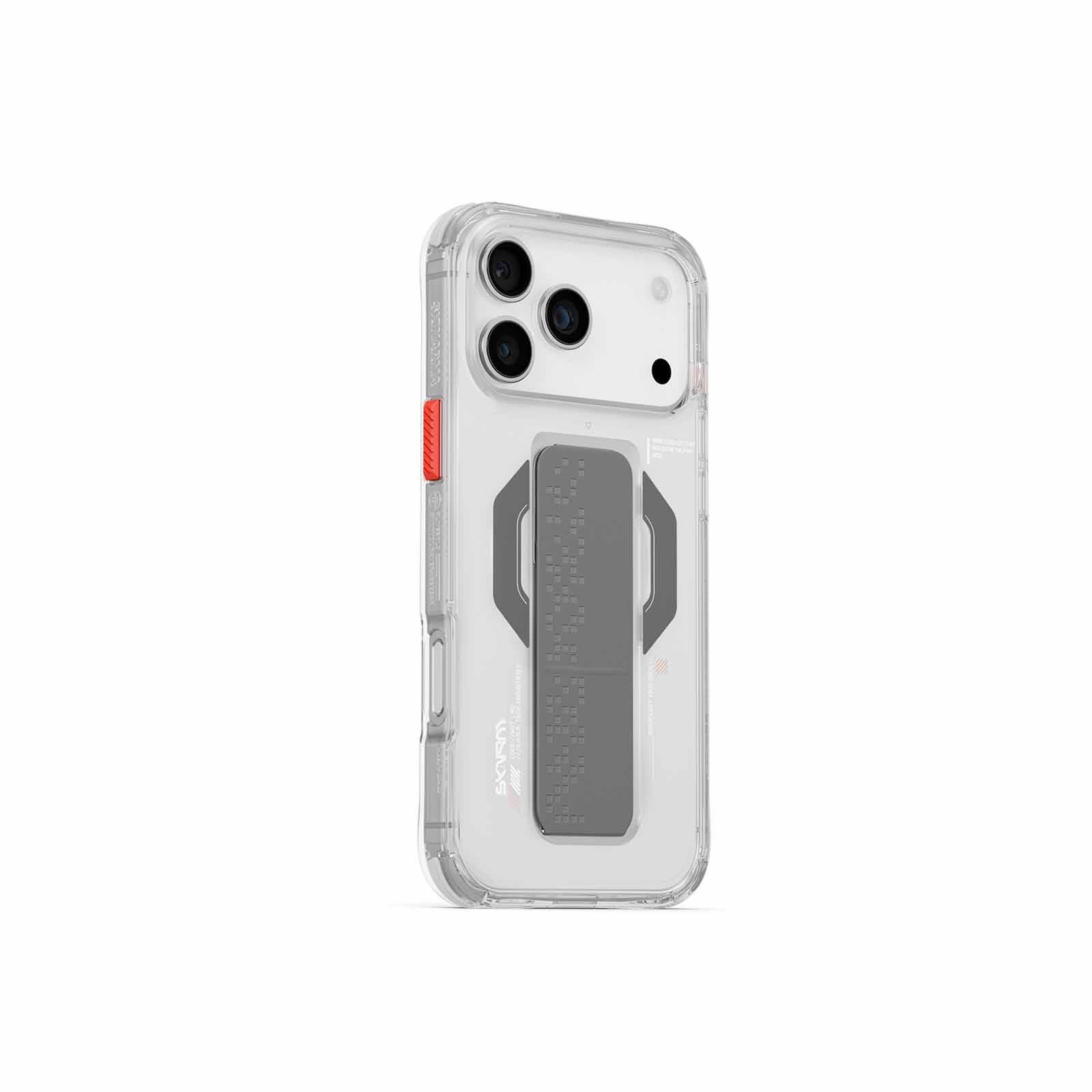SKINARMA Iphone 17 Pro Max (2025) 6.9" Haxa (mag-charge + Grip-stand) SK-2025IPP6.9-HAXA-CLR-image 2