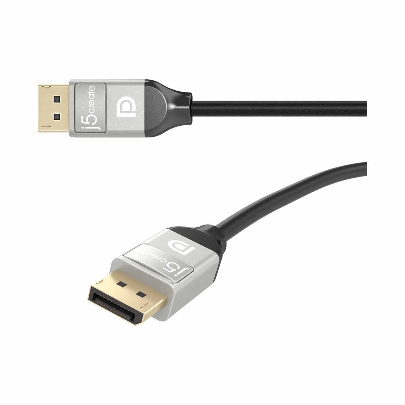 J5CREATE 4k Displayport 1.2 Cable (1.8m) JDC42-image 1