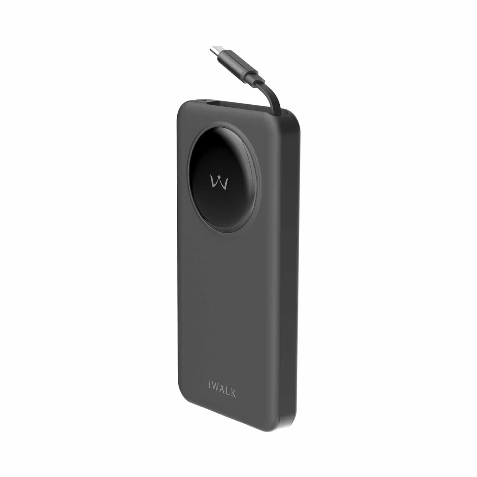 IWALK Linkpod Reel Pd 30w With Retractable Type-c Cable (10,000mah) Black LPR003C-001A-image 2