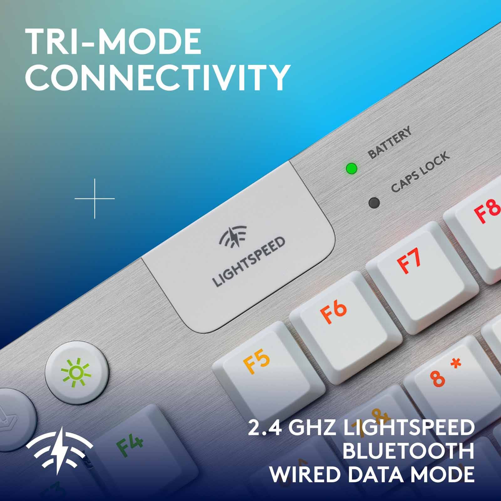 LOGITECH G915 X Lightspeed Tenkeyless White Keyboard Gl-tactile 920-012738-image 7