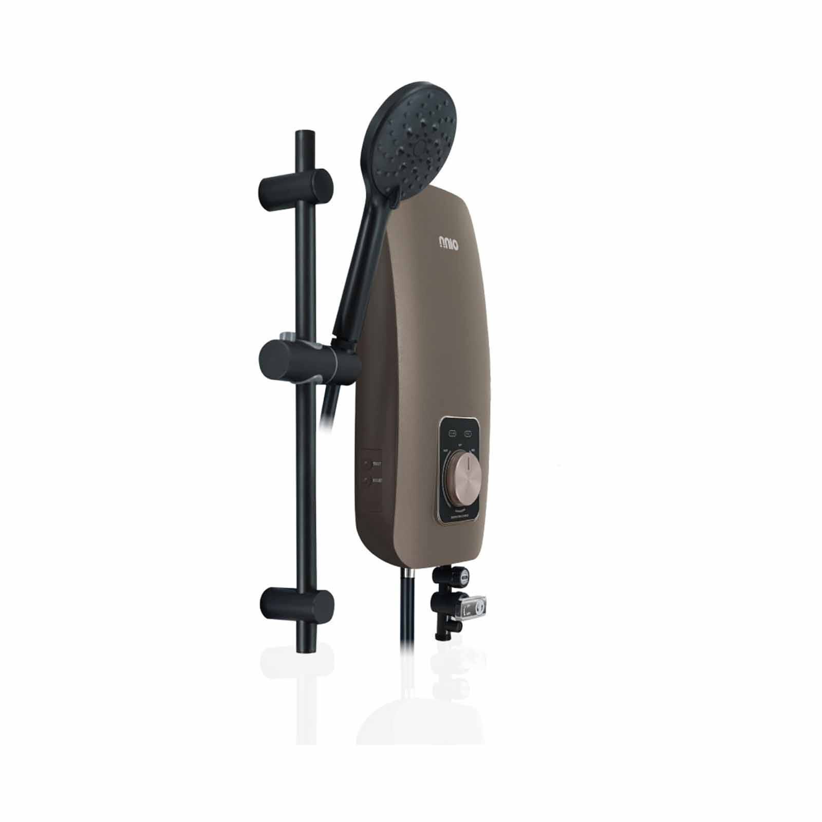 NNIO Instant Shower Heater (gun Metal) Copper Tank N8380SH-image 2