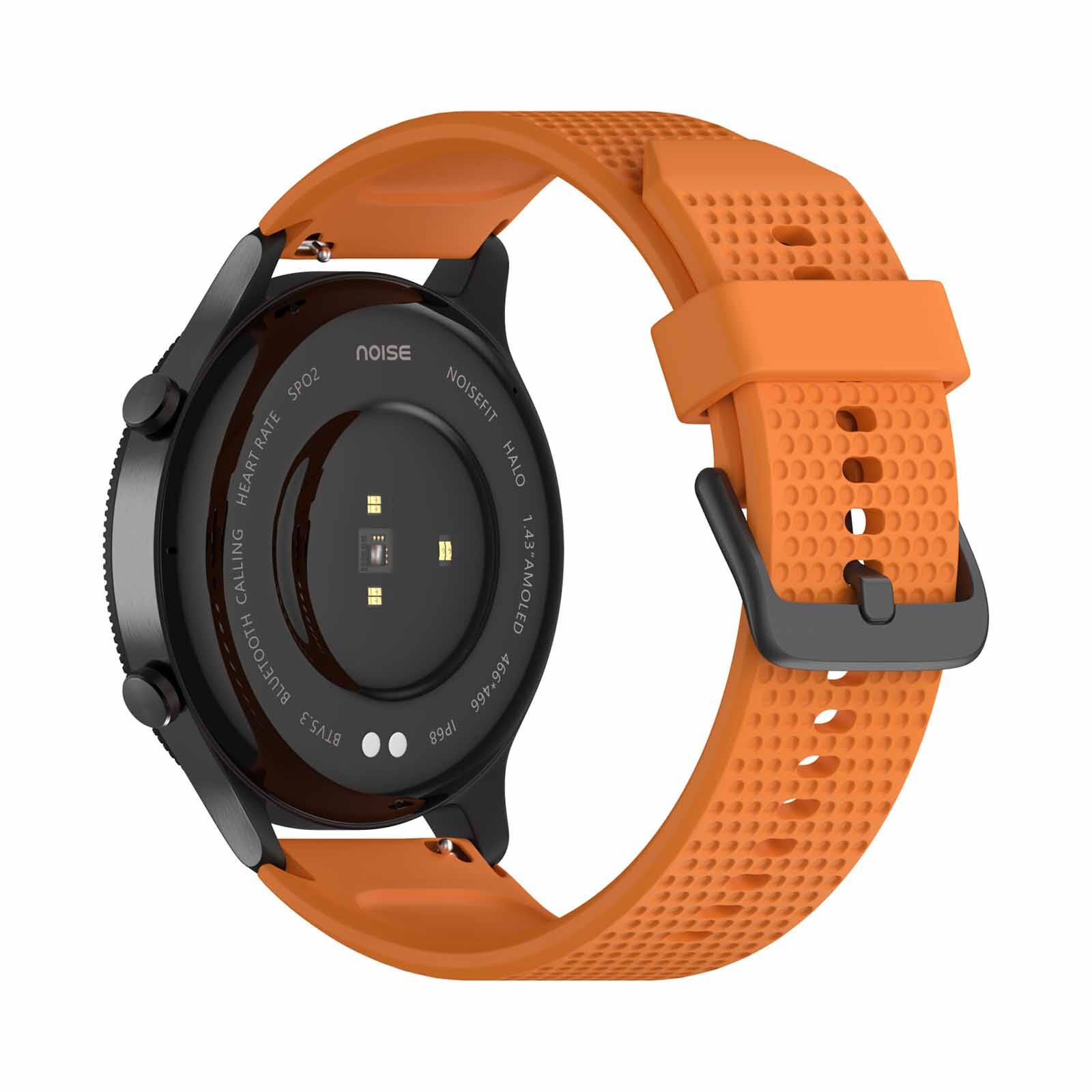 NOISE Noisefit Halo Smartwatch - Fiery Orange WRB-SW-HALO-STD-ORNG_BLK-image 8