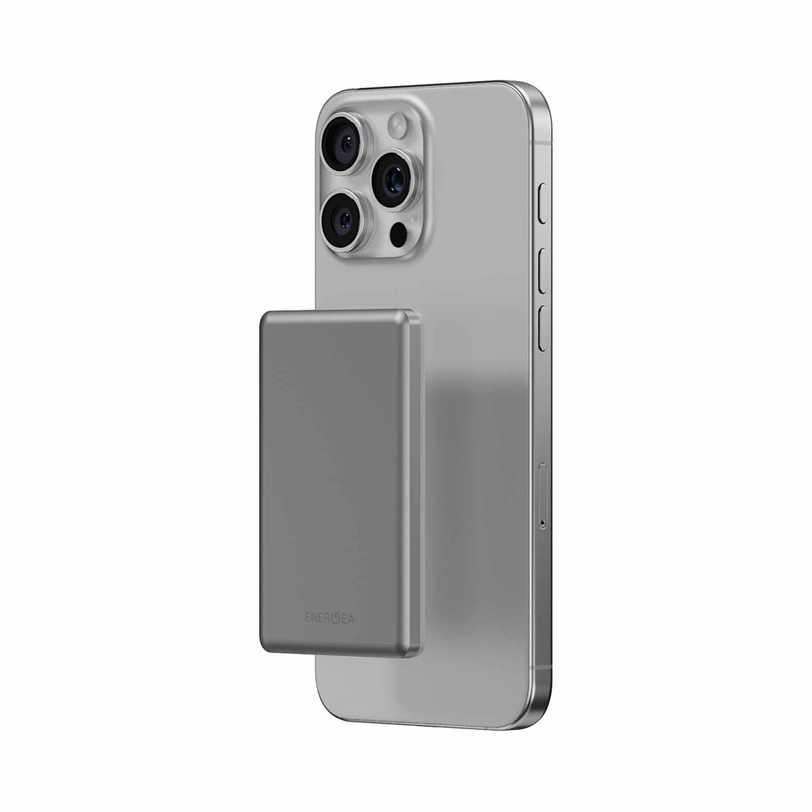 ENERGEA Alupac Mini, 5000mah Mini Aluminium Magsafe Compatible Powerbank - Nat AP-MINI5K-NAT-image 6