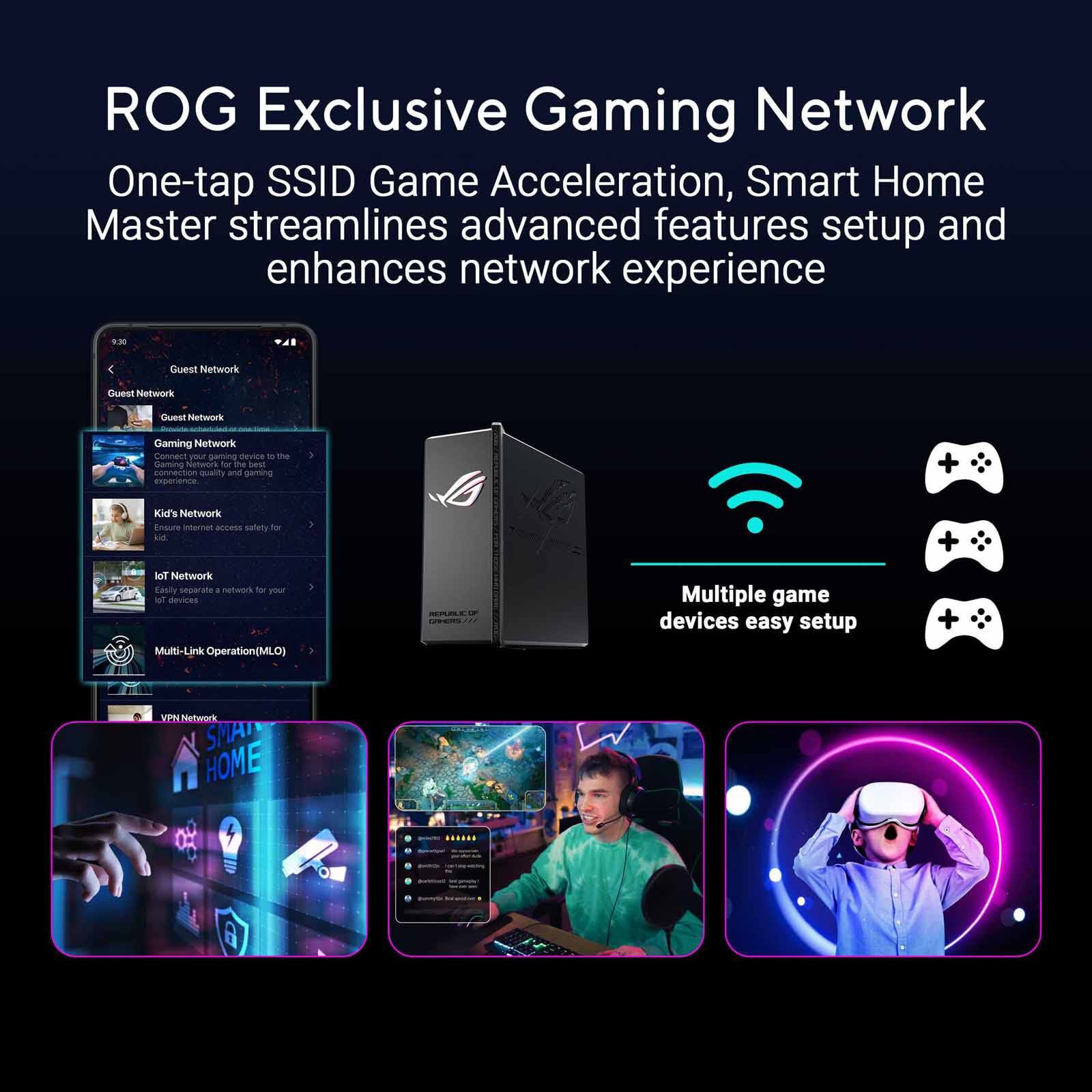 ASUS Dual Band Wifi 7 Gaming Router 10g GS-BE7200X-image 6