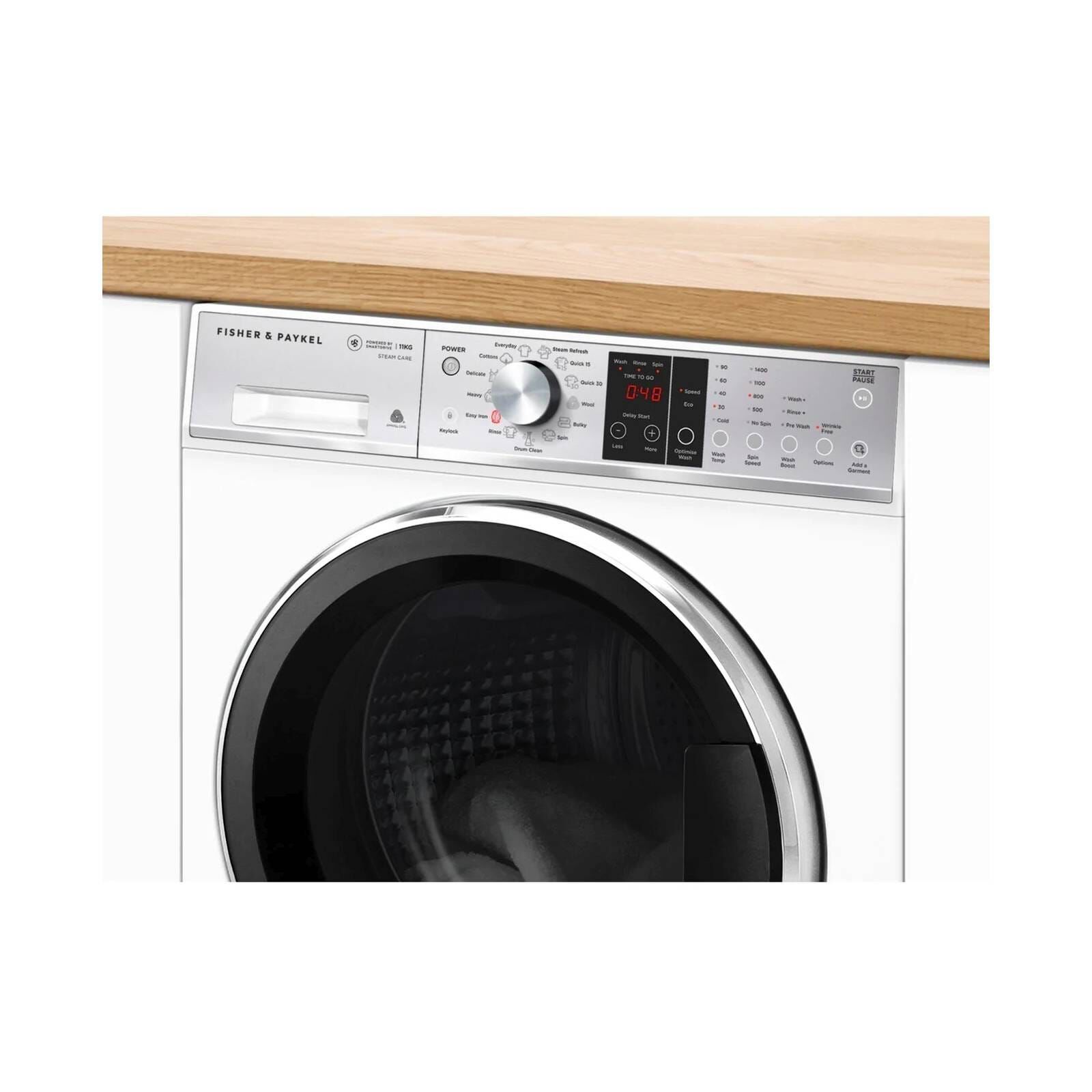FISHER & P Front Load Washer (11kg) WH1160P3-image 3