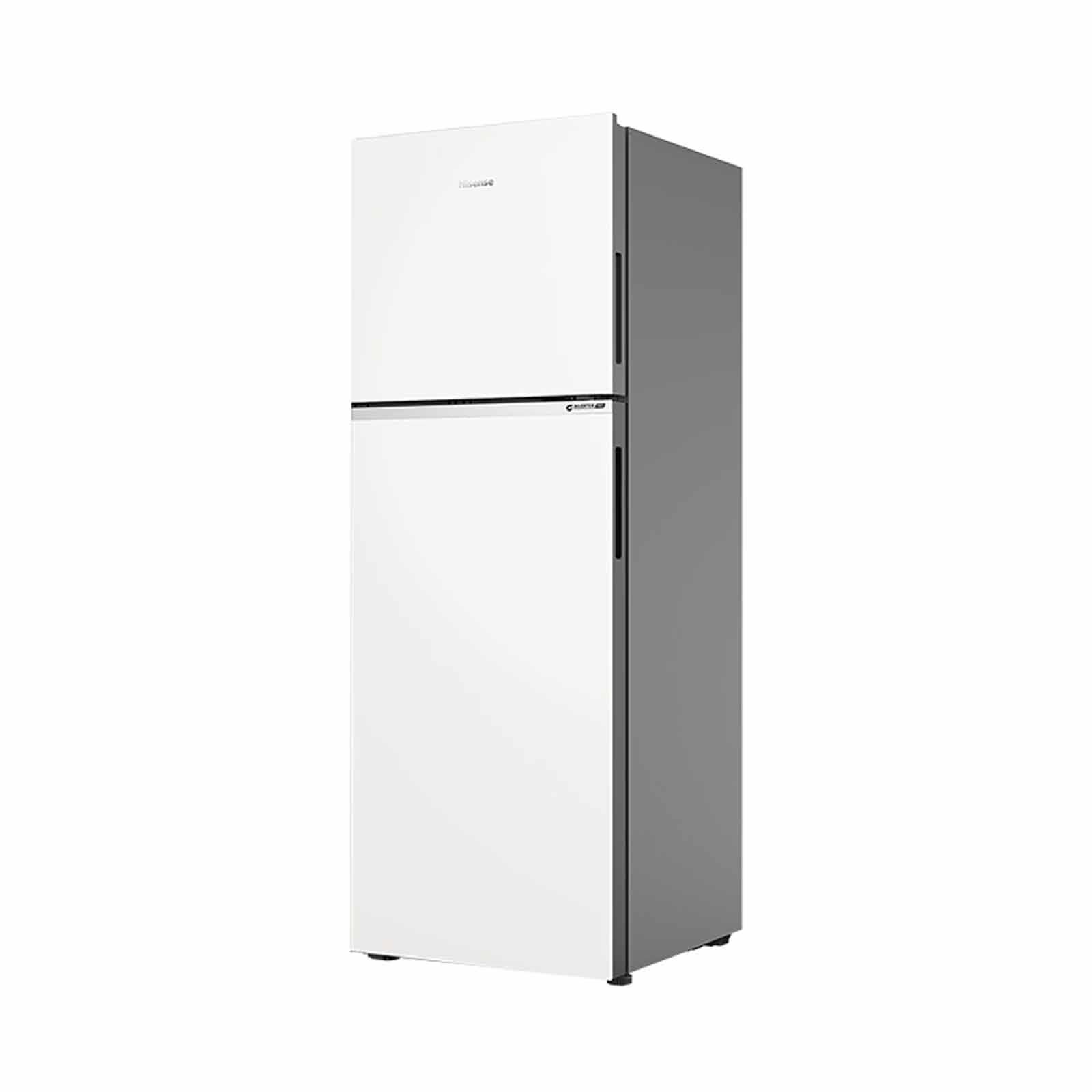HISENSE Top Mount Inverter Fridge - White Glass (327l) RT469N4SWU-image 2