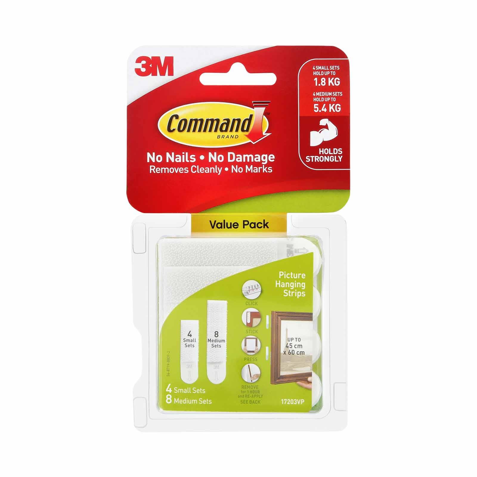 3M COMMAND Small & Med Phs Value Pack 17203VP