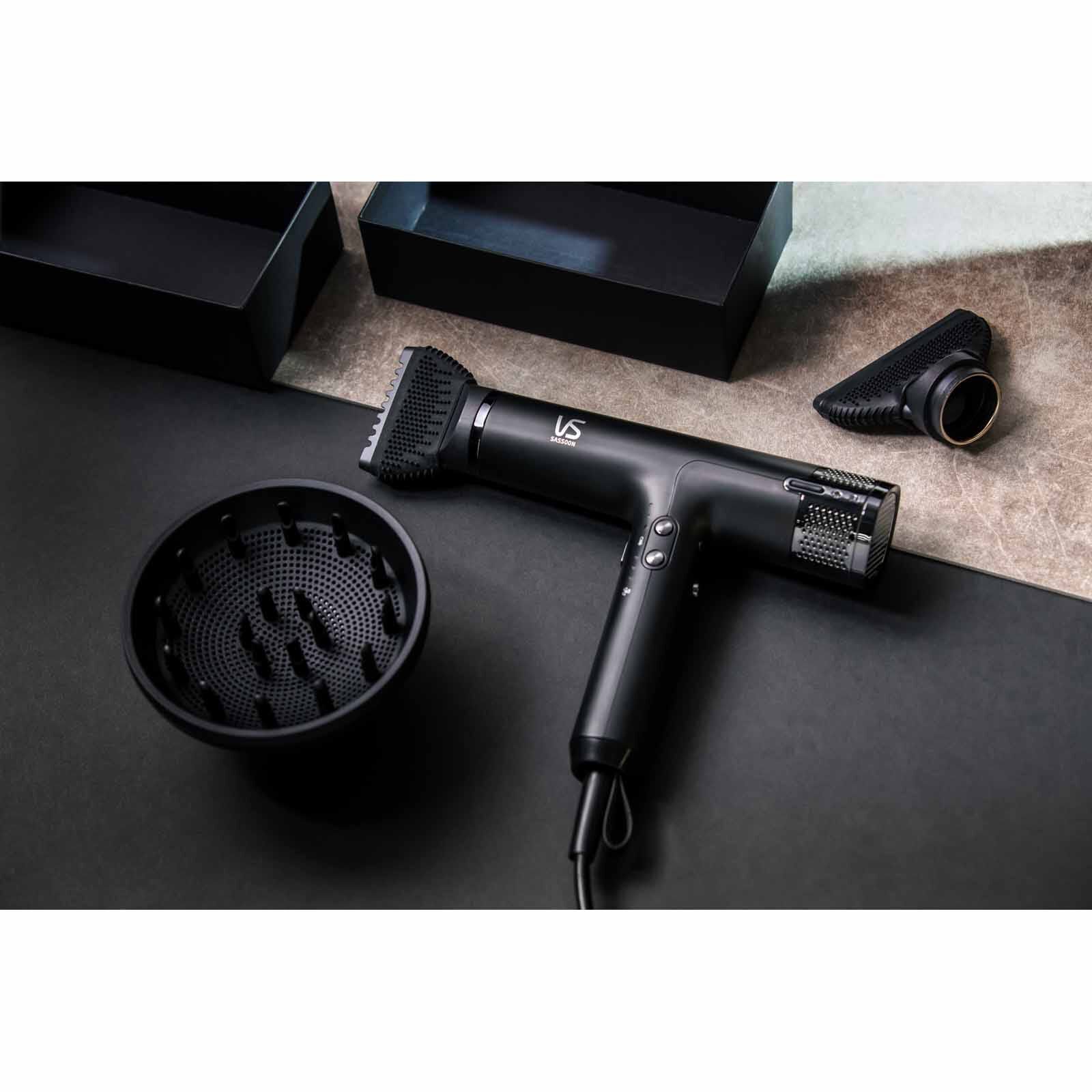 VS Ultraspeed Professional Hair Dryer (1600w) - Black VSD1887H-image 9