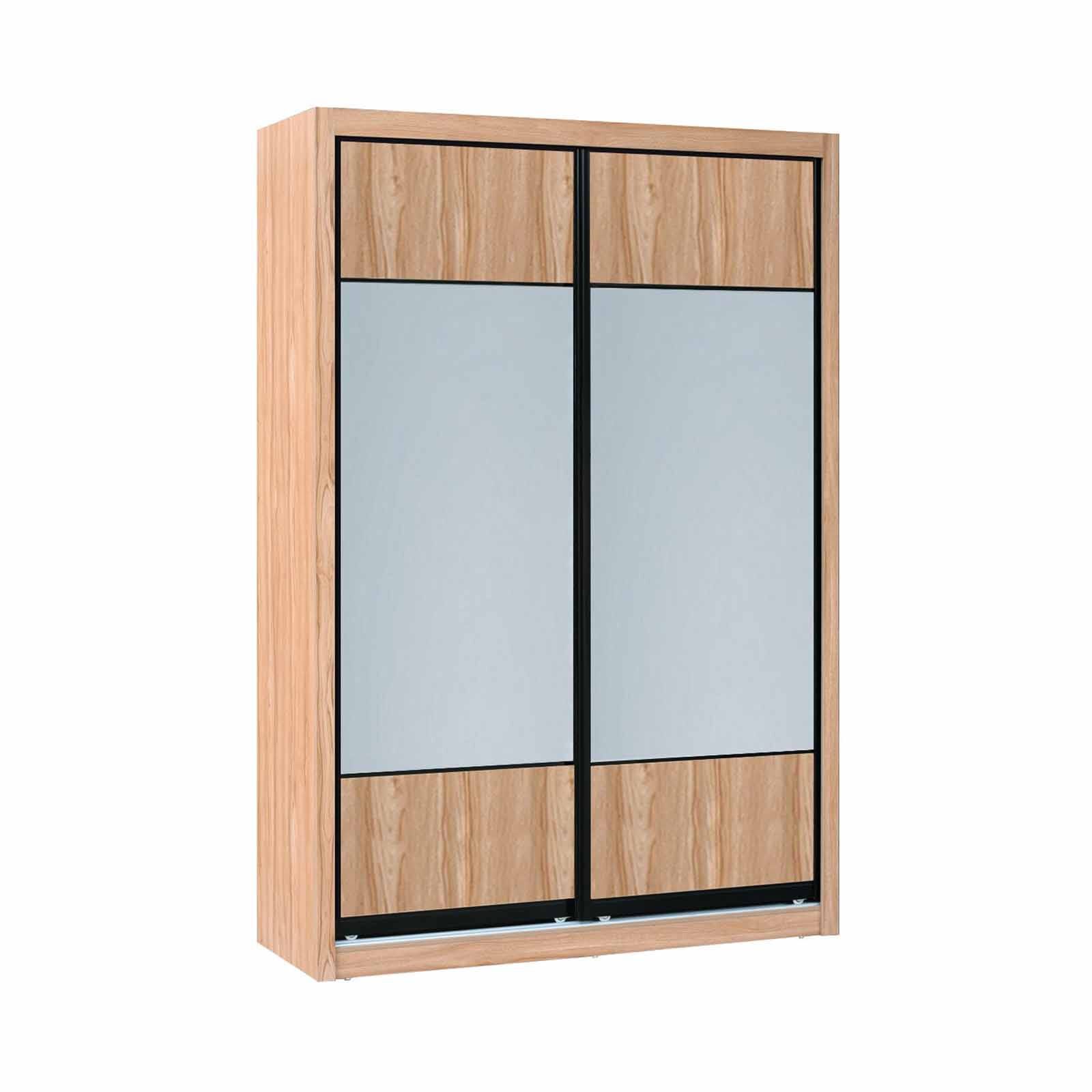 SMARTBOX 2 Door Sliding Wardrobe (maple-43) LUCCA-image 1