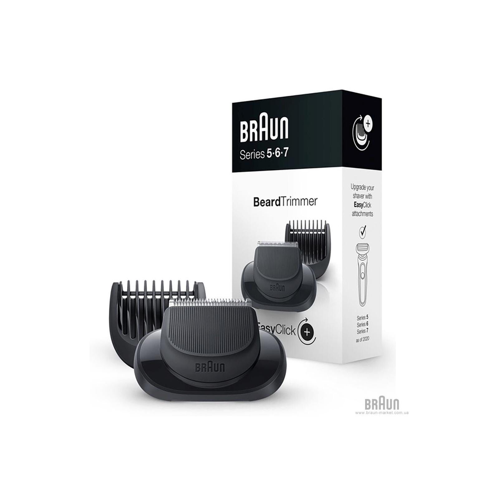 BRAUN Beard Trimmer Attachment For Series 5, 6, 7 Shavers 05-BT