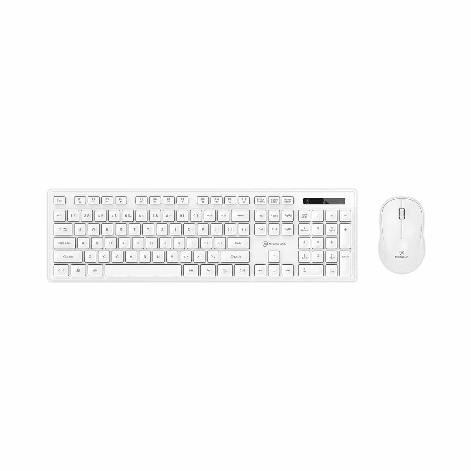 MICROPACK Ifree Lite 2 Wireless Combo - White KM-237W-EN-WH-image 1
