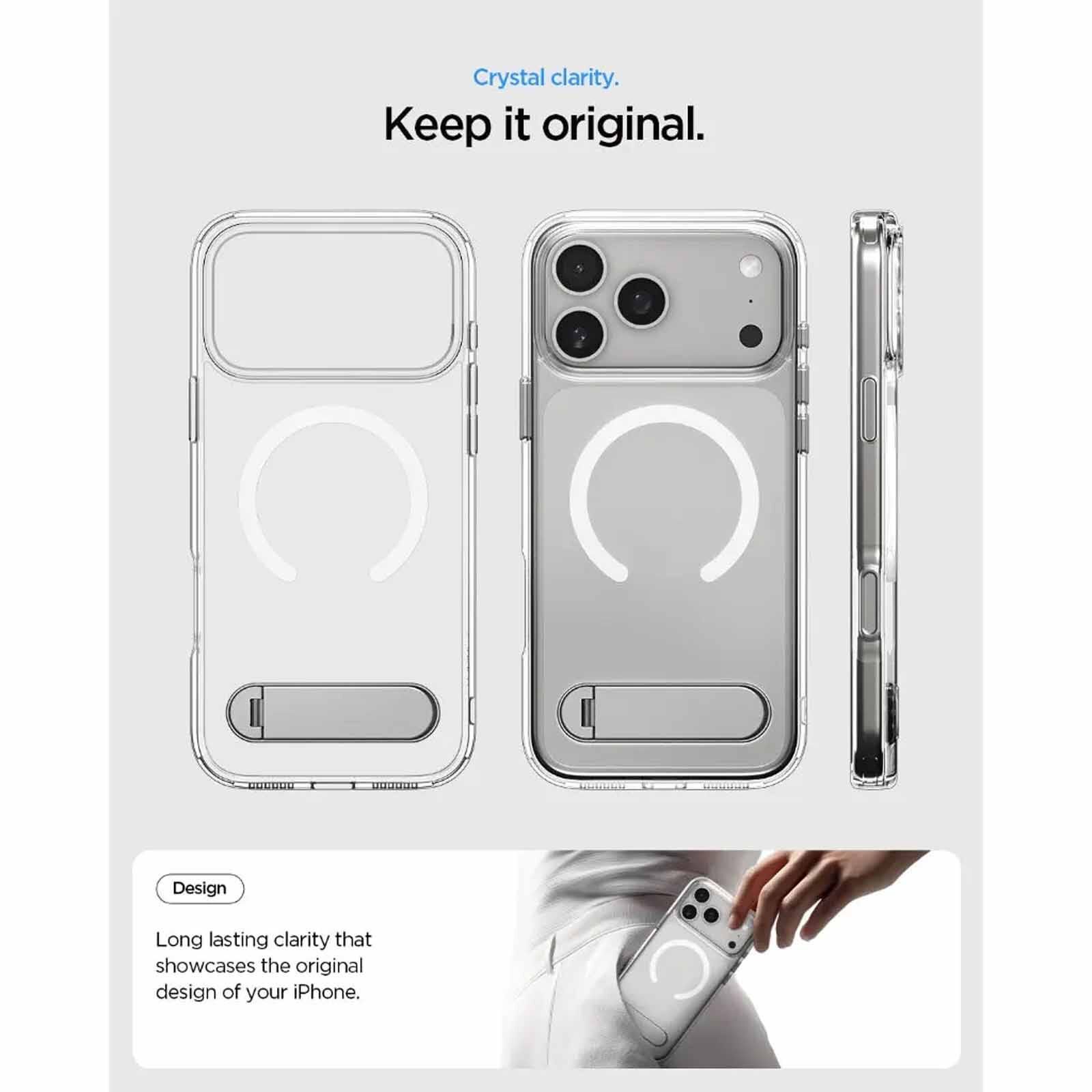 SPIGEN Iphone 17 Pro Max Ultra Hybrid S Magfit Clear White ACS09893-image 2