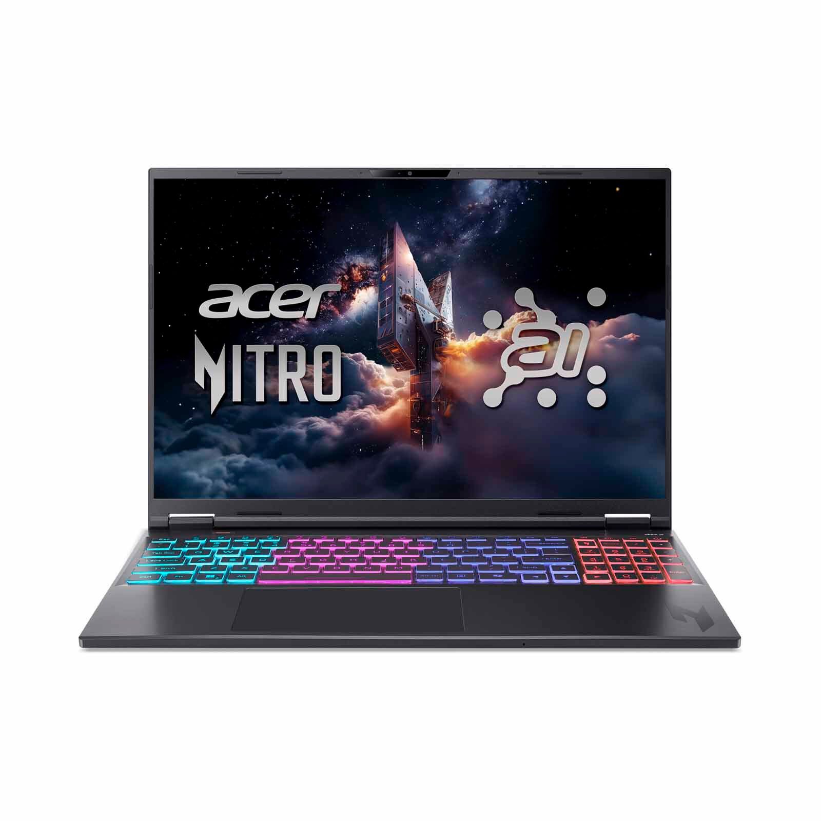 ACER 16in Amd Ryzen Ai 7 350 16gb 1tb Ssd Rtx5050 Win 11 Home NITRO V16S AI PC ANV16S-61-R68R (BLACK)-image 1