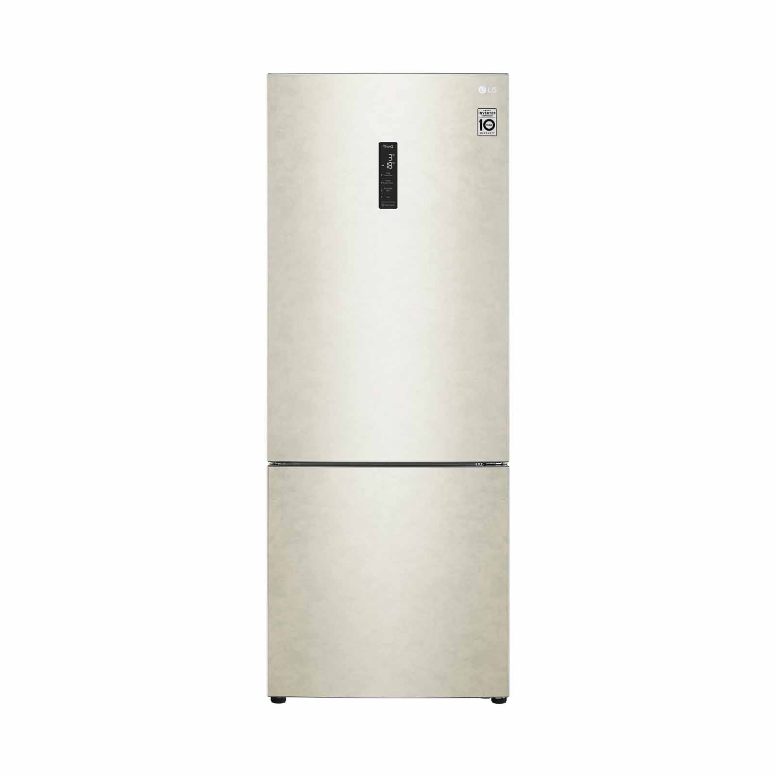 LG Bottom Mount Frezzer Fridge-beige (462l) GB-B4624SE-image 1
