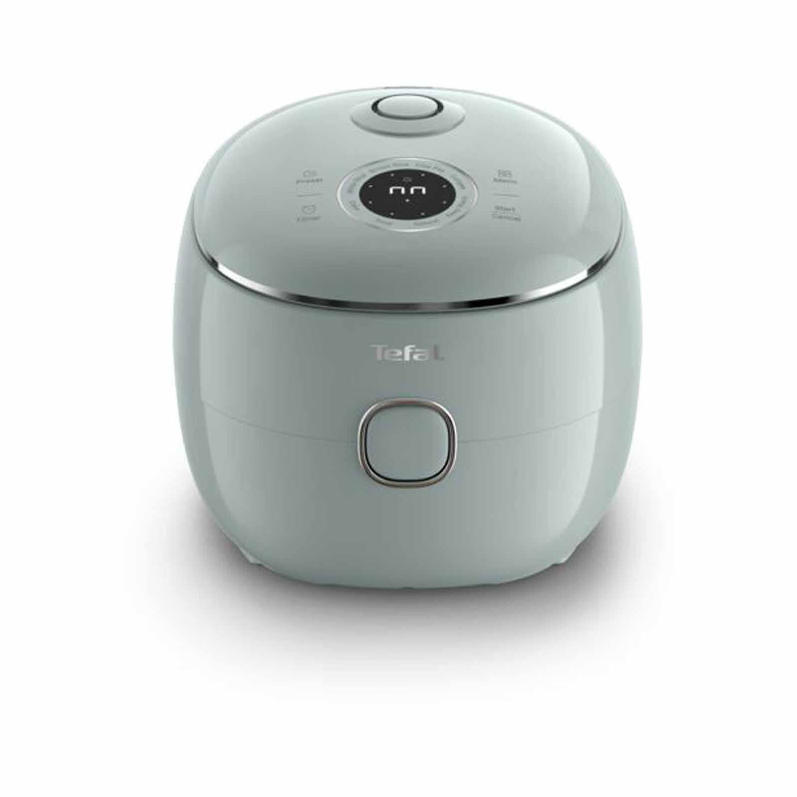 TEFAL Pop Fuzzy Logic Rice Cooker (0.7l ) - Eucalyptus RK5354-image 1