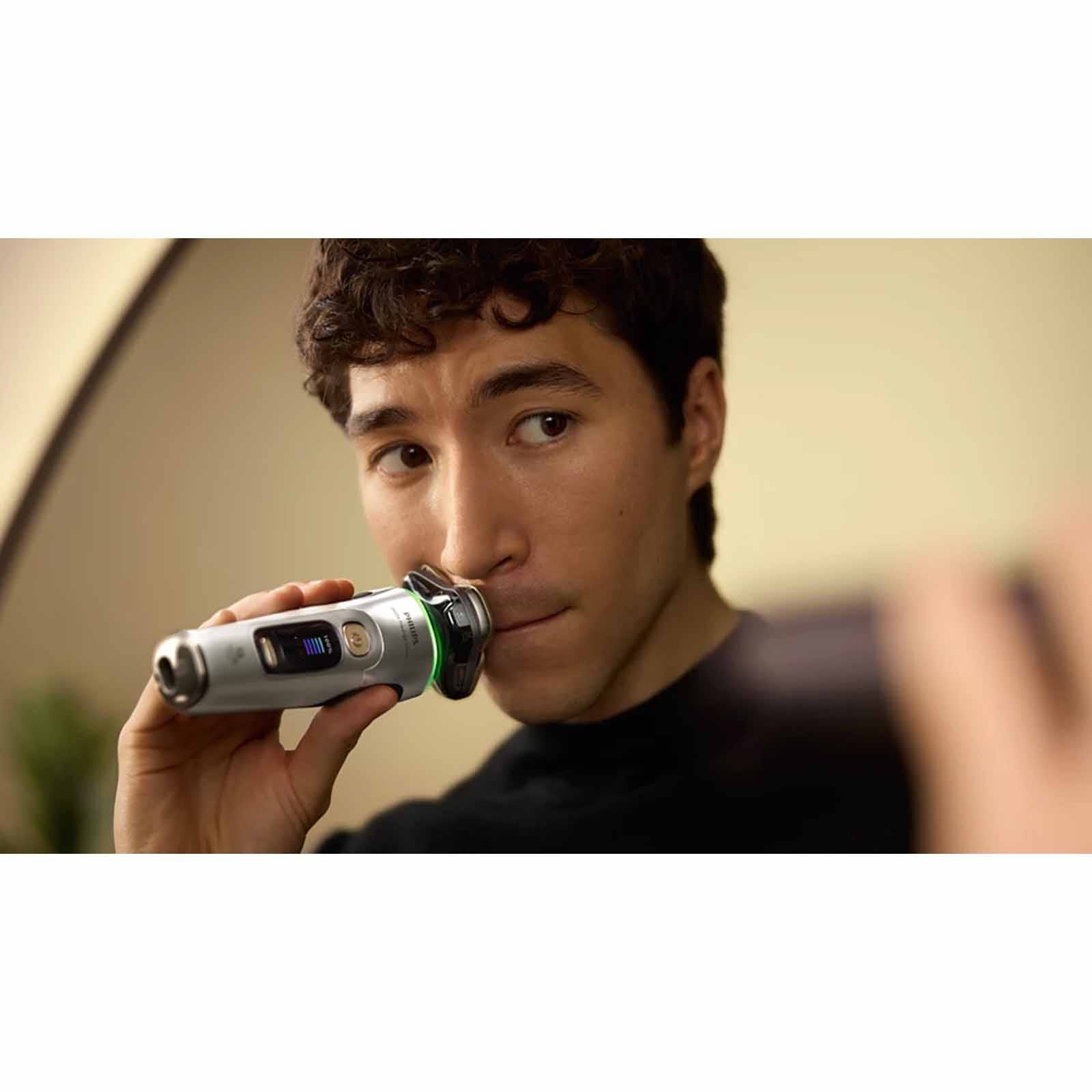 PHILIPS Wet & Dry Electric Shaver With Skiniq Pro XP9404/26-image 9