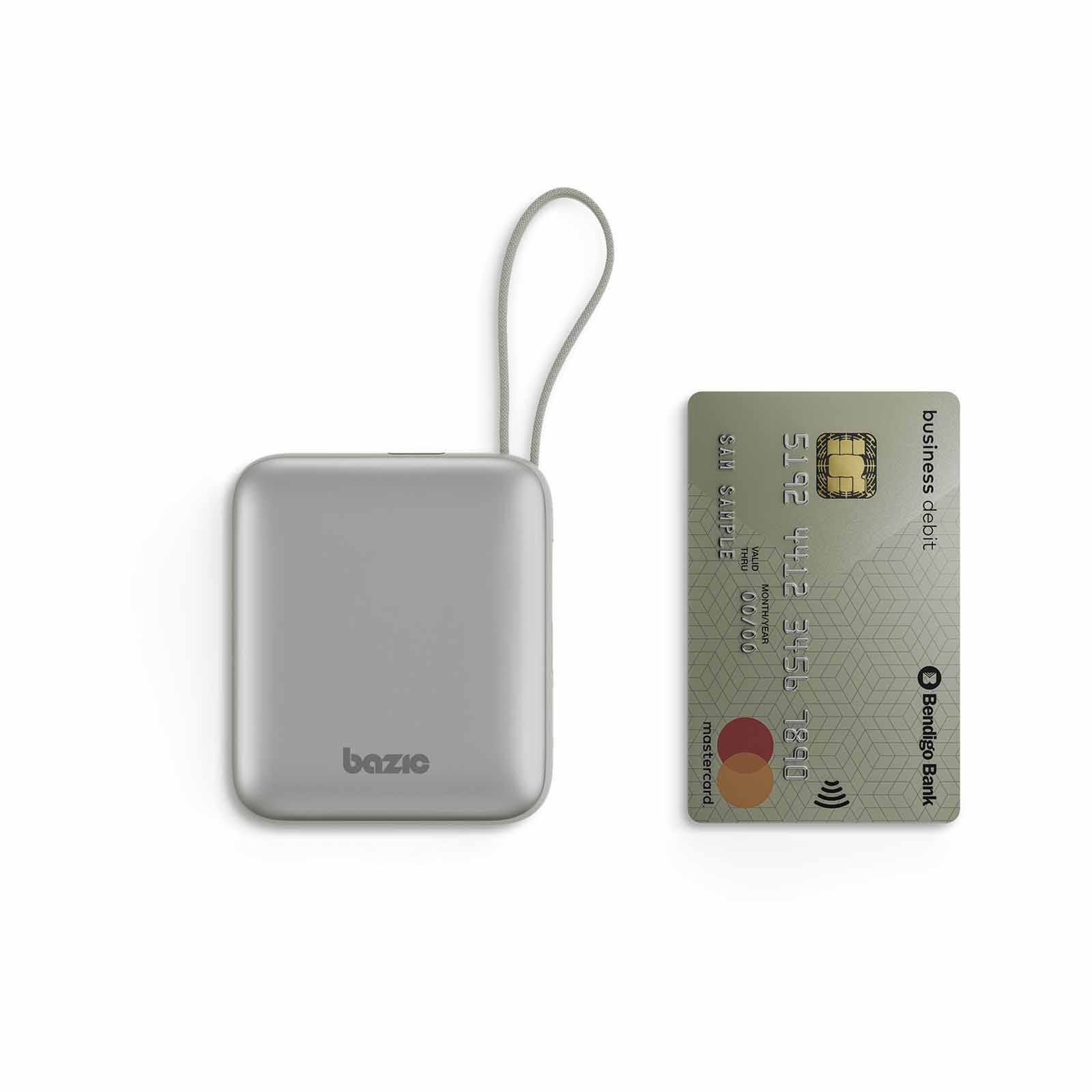 BAZIC Gopower Fusion Mini 10k, 3in1 10000mah Powerbank With Built-in Usb-c And Lightning Cable - Pebble FUS-MINI10K-PEB-image 5