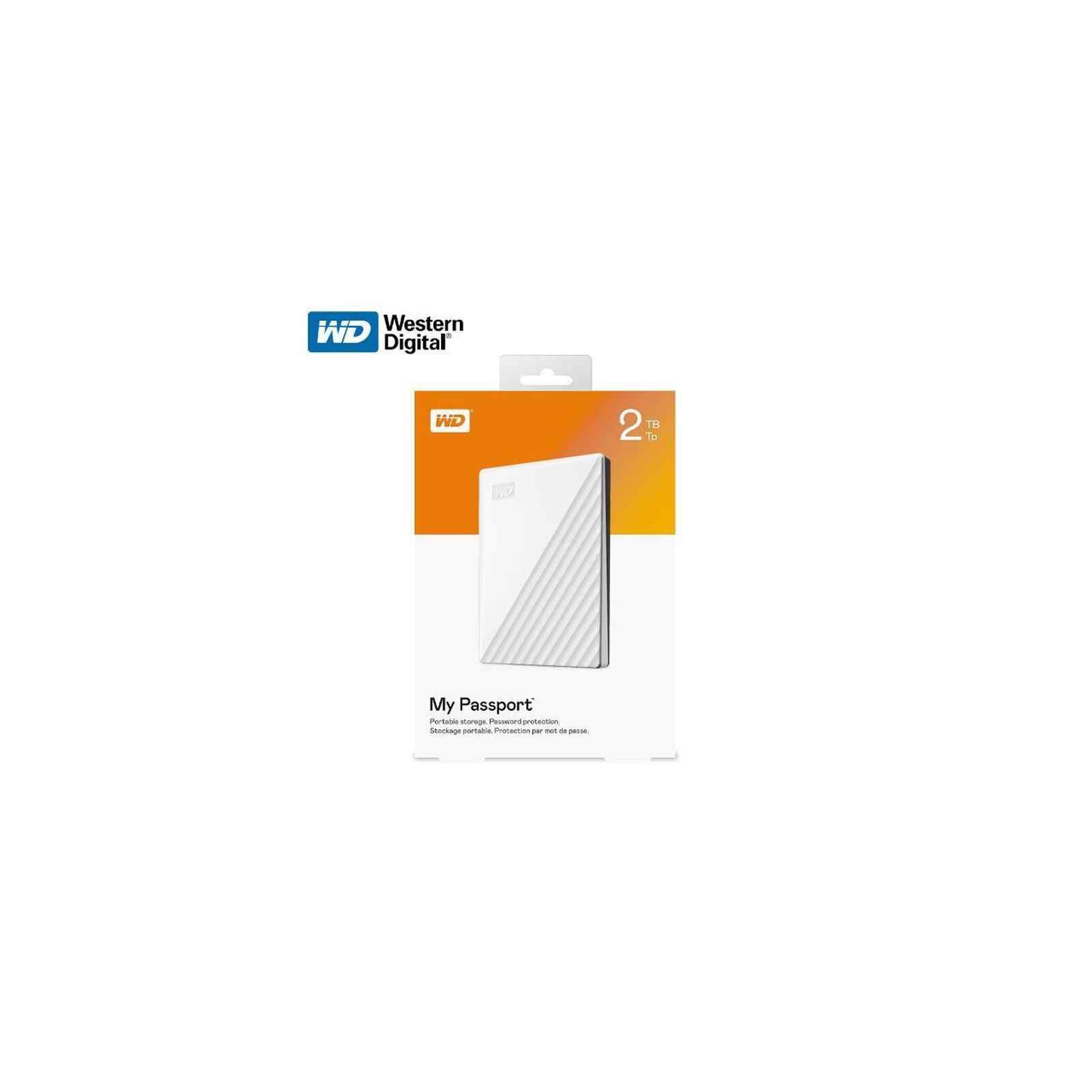 WESTERN DI My Passport 2tb White Worldwide -new Id WDBYVG0020BWT-WESN-image null