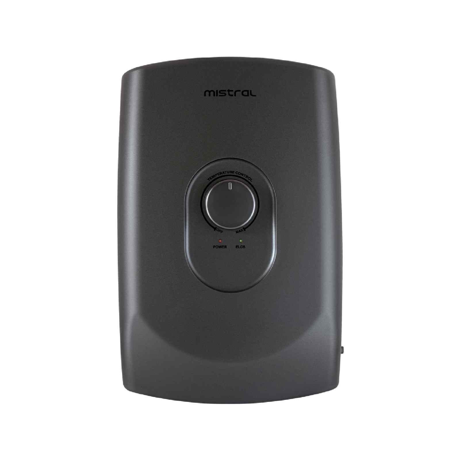 MISTRAL Shower Water Heater With Dc Pump - Gun Metal MSH99-GM-image 3