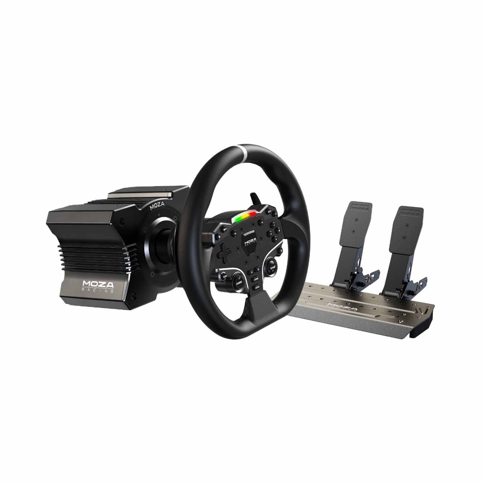 MOZA Racing R5 Bundle Racing Wheel And 2 Pedals For Pc RS20