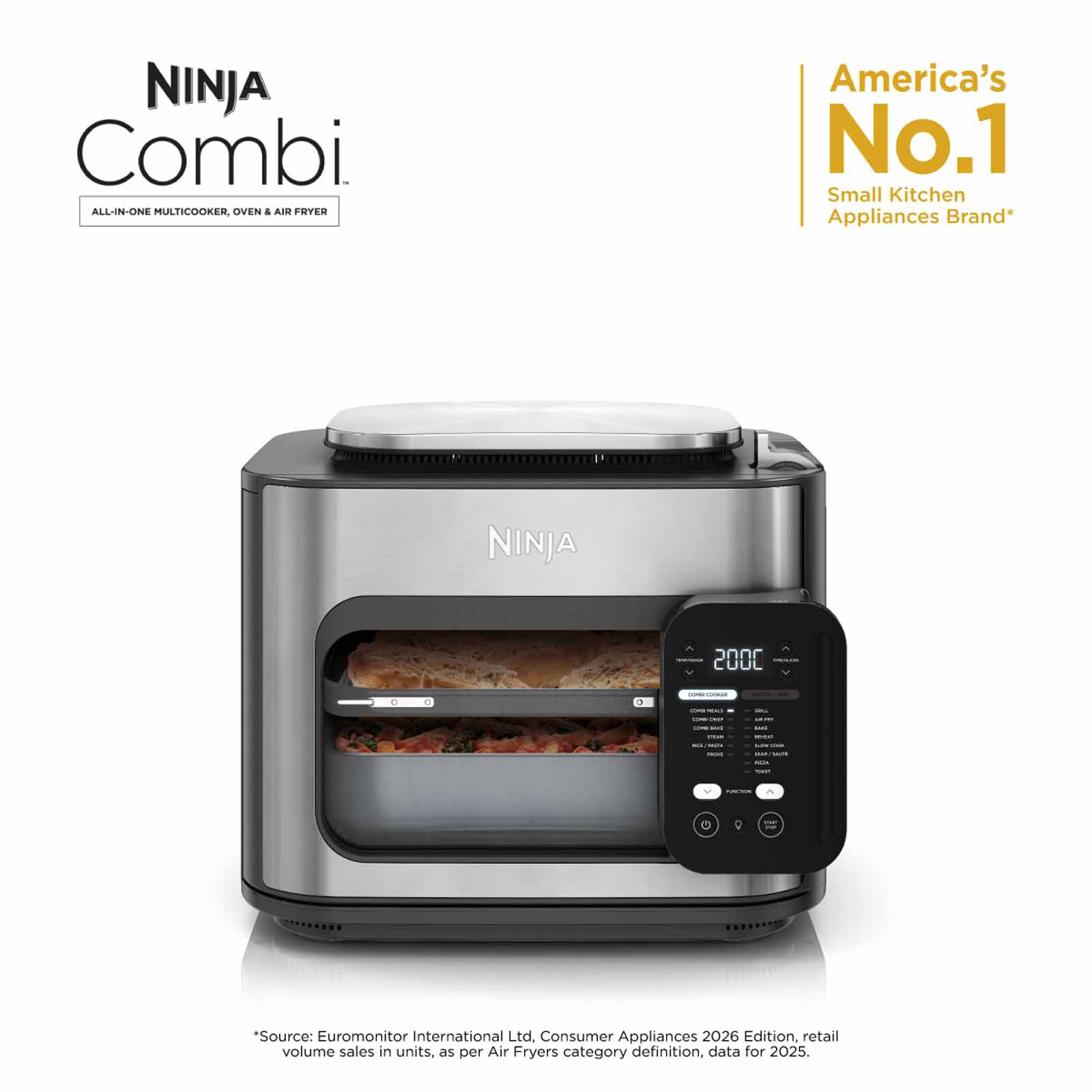 NINJA Combi 14-in-1 Multi-cooker, Oven & Air Fryer SFP701SM-image 1