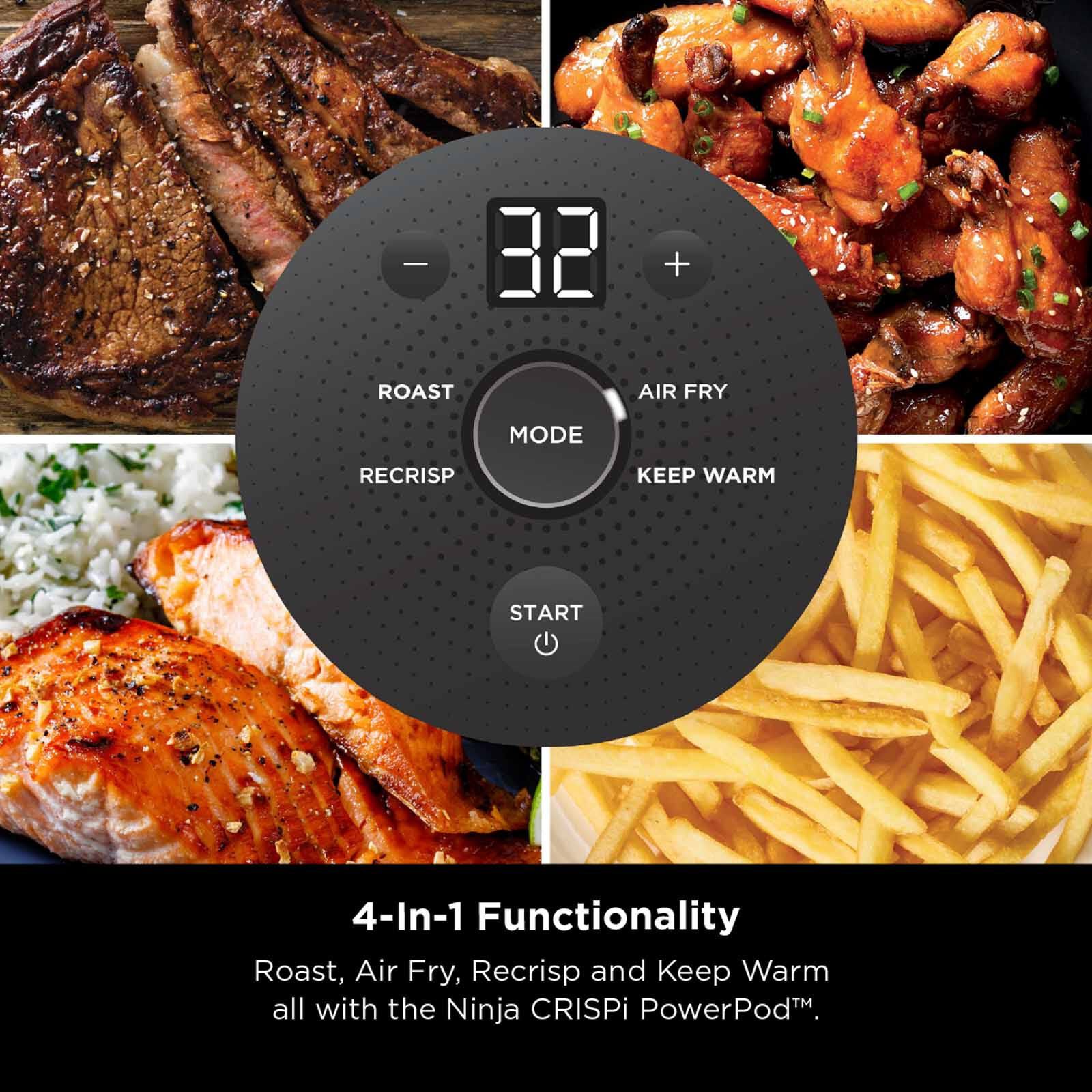 NINJA Crispi Portable Air Fryer (3.8l) - Soft Sage FN101SMSG-image 12