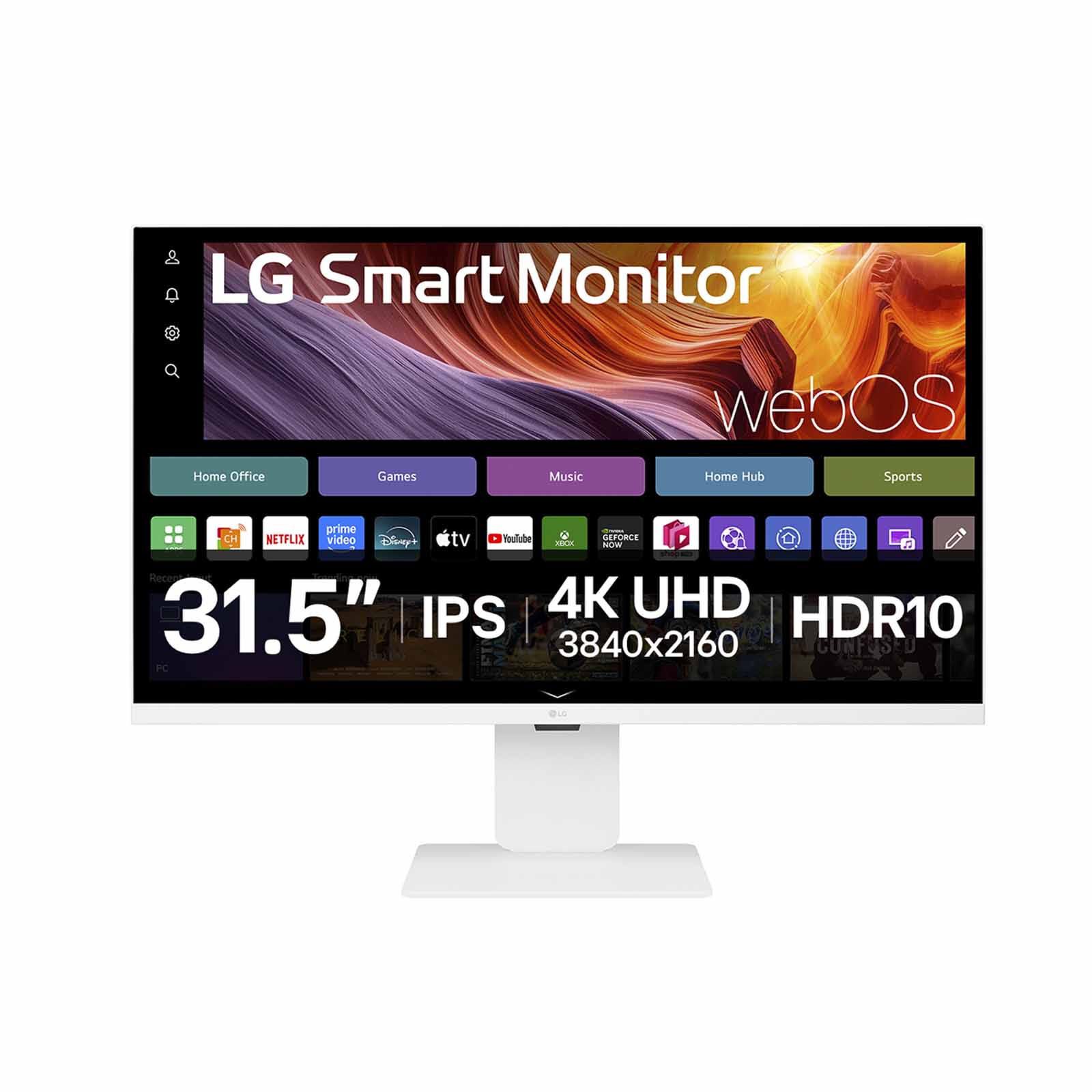 LG 31.5in 4k Uhd Ips Smart Monitor With Webos & Webcam 32U850SA-W