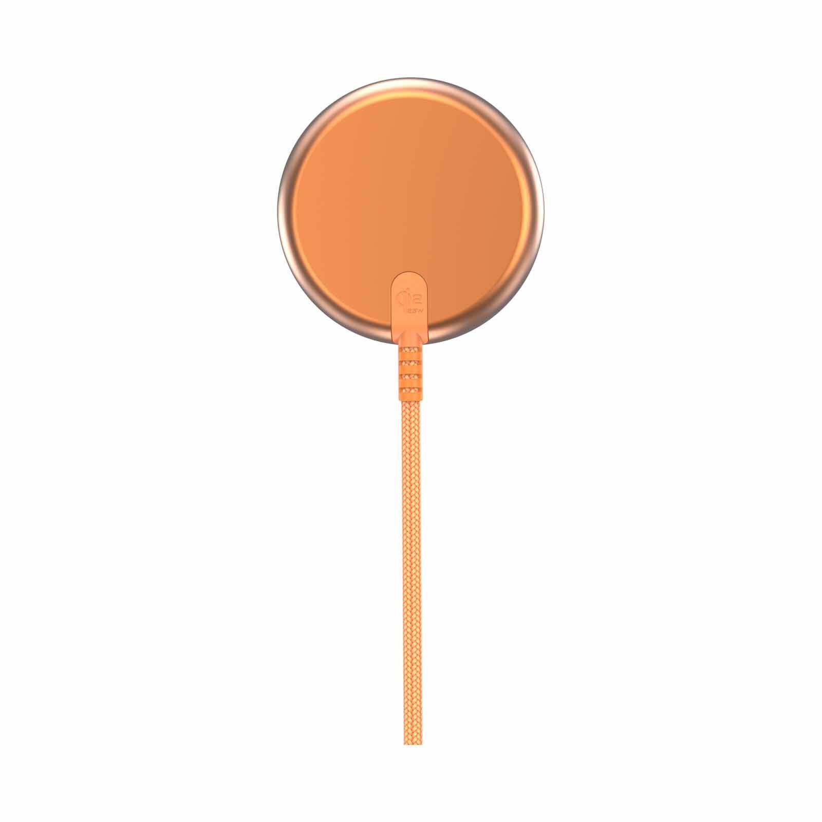 MAZER Qi2.2 25w Certified Wireless Charging Pad With 1.5m Cable-sunsetorange M-MAGPAD2-SO-image 4