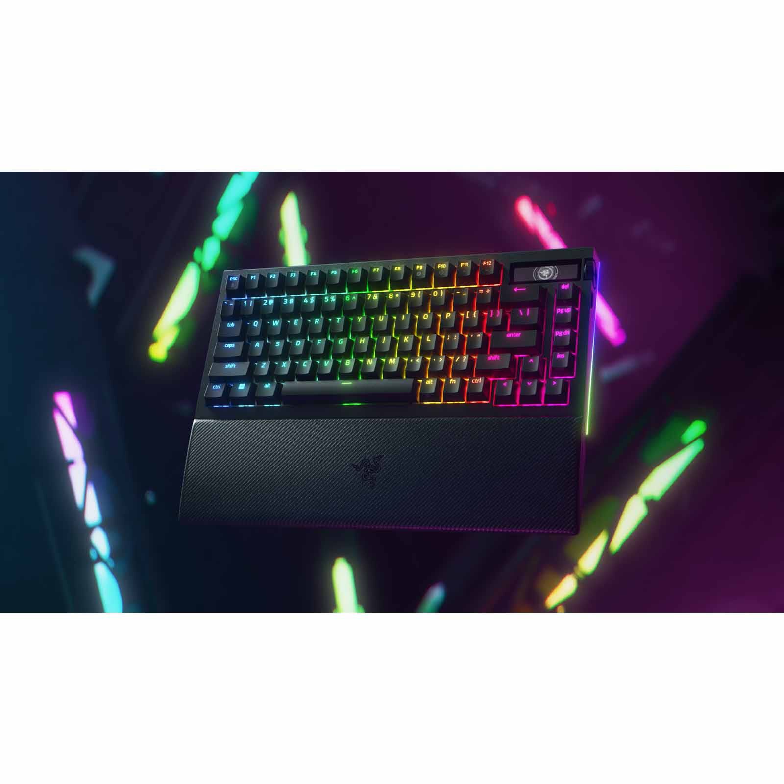 RAZER Blackwidow V4 Pro 75% - Wireless Hot-swappable Gaming Keyboard - Us Layout - Frml RZ03-05130100-R3M1-image 9