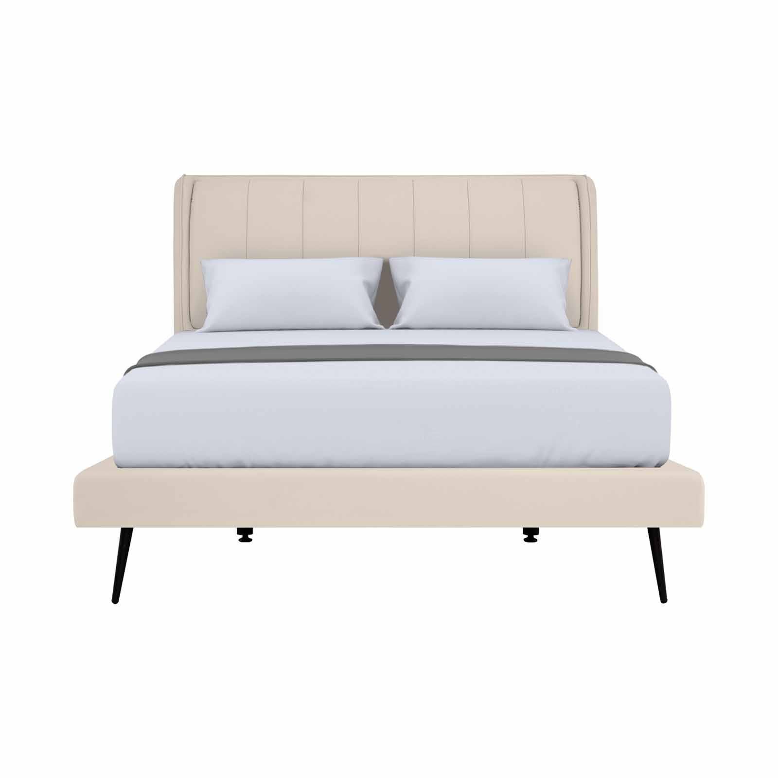 MAXCOIL Queen Size Bed Frame CALLUM MEMORY FOAM HEADBOARD WITH DIVAN INCHES /8