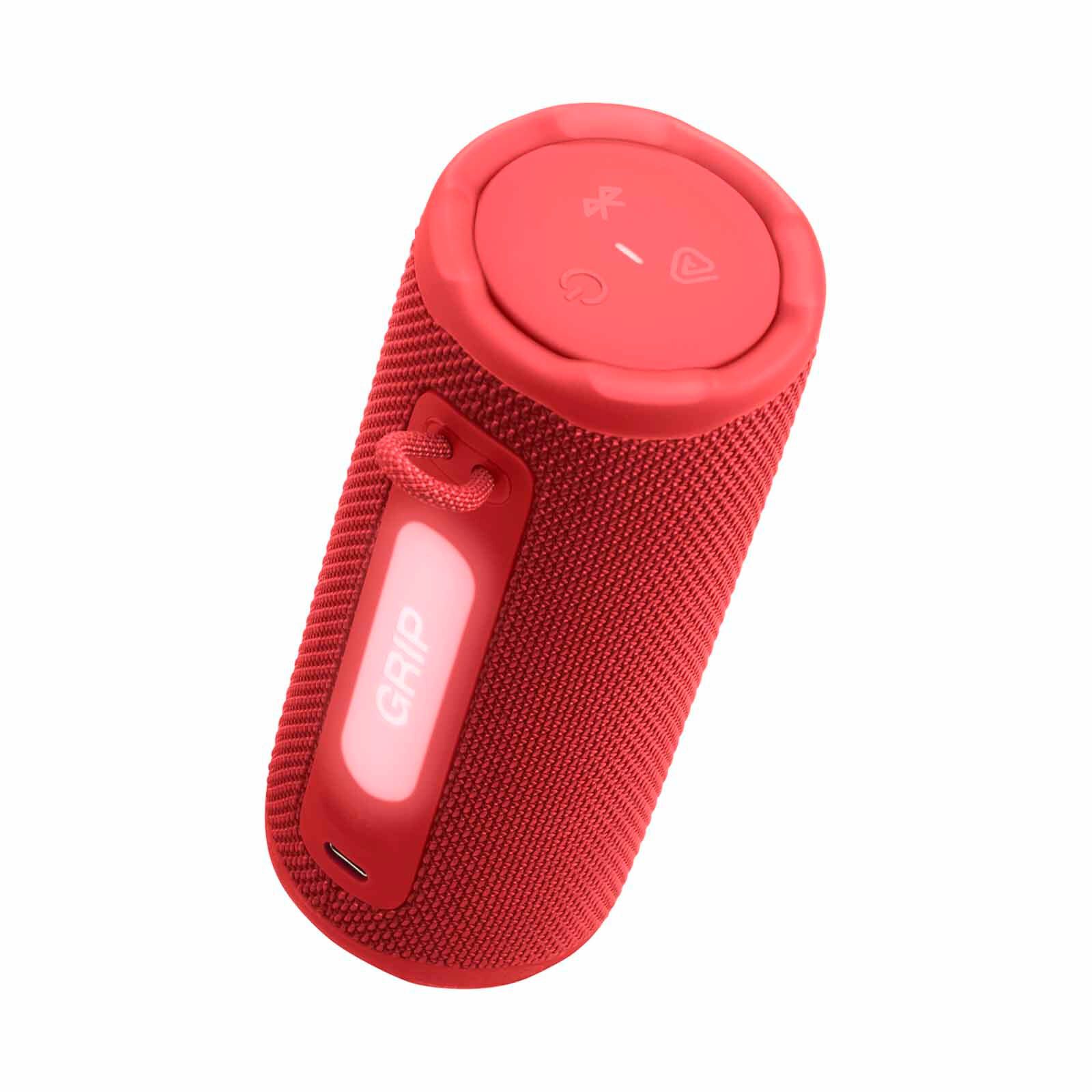 JBL Compact Portable Bluetooth Speaker With Ambient Light GRIP RED-image 2