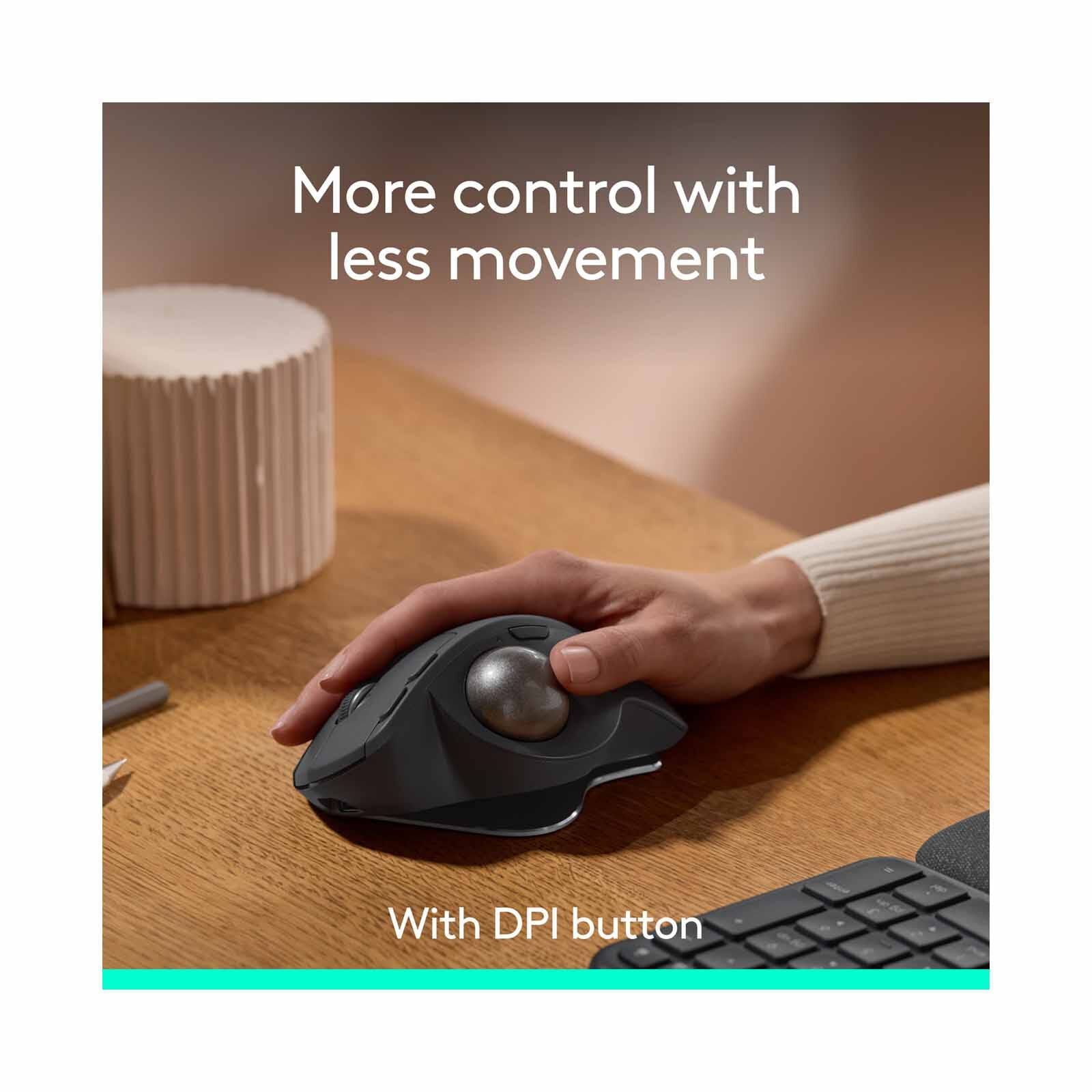 LOGITECH Mx Ergo S Silent Wl Trackball Mouse 910-007261-image 5