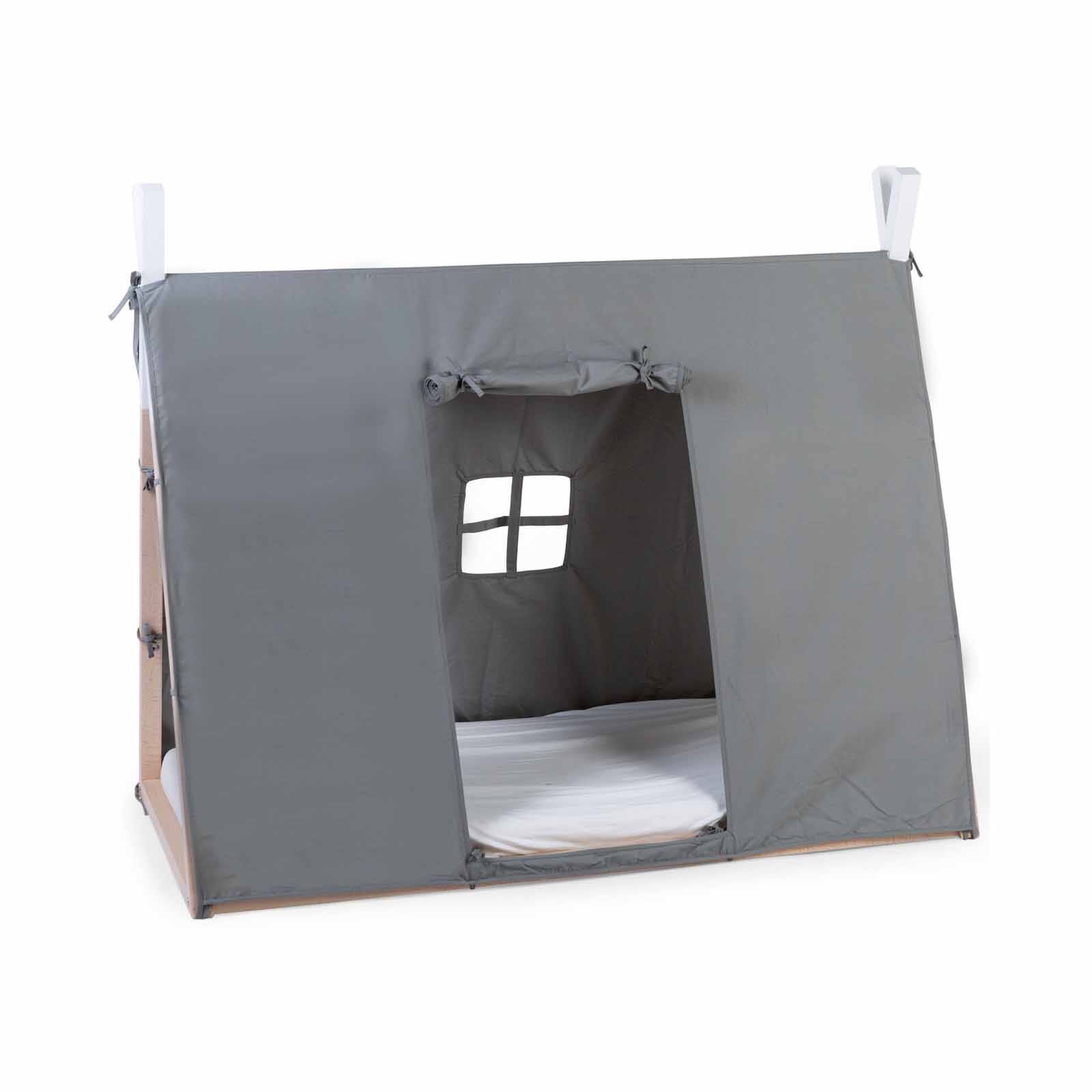 CHILDHOME Grey - 70x140 Cm (online) TIPI BED COVER-image 1