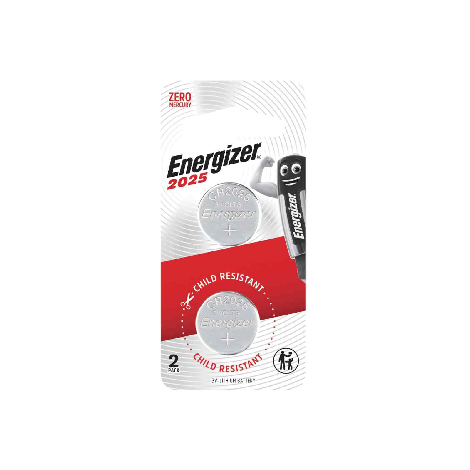 ENERGIZER Lithium Coin Cell Cr2025 2s ECR2025BS2-image null